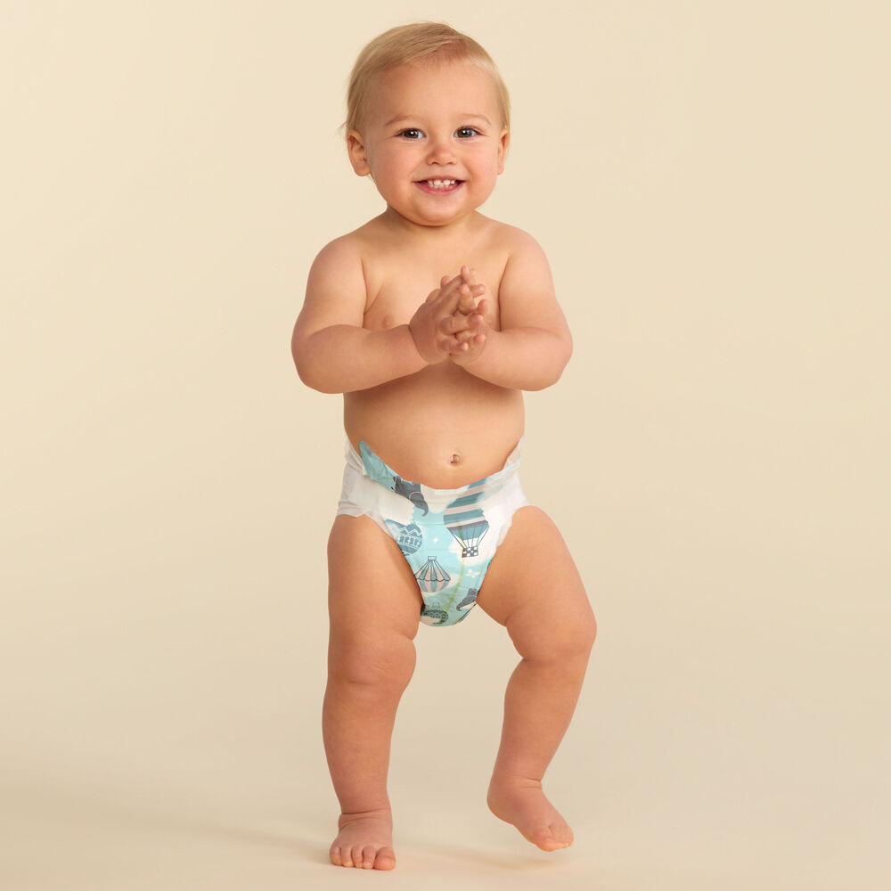Clean Conscious Diaper, Above It All, Size NB