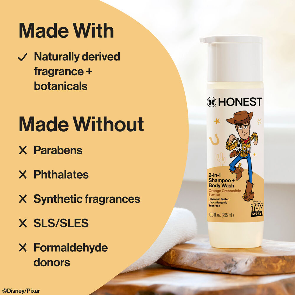 Disney and Pixar's Toy Story Shampoo + Body Wash, Orange Creamsicle