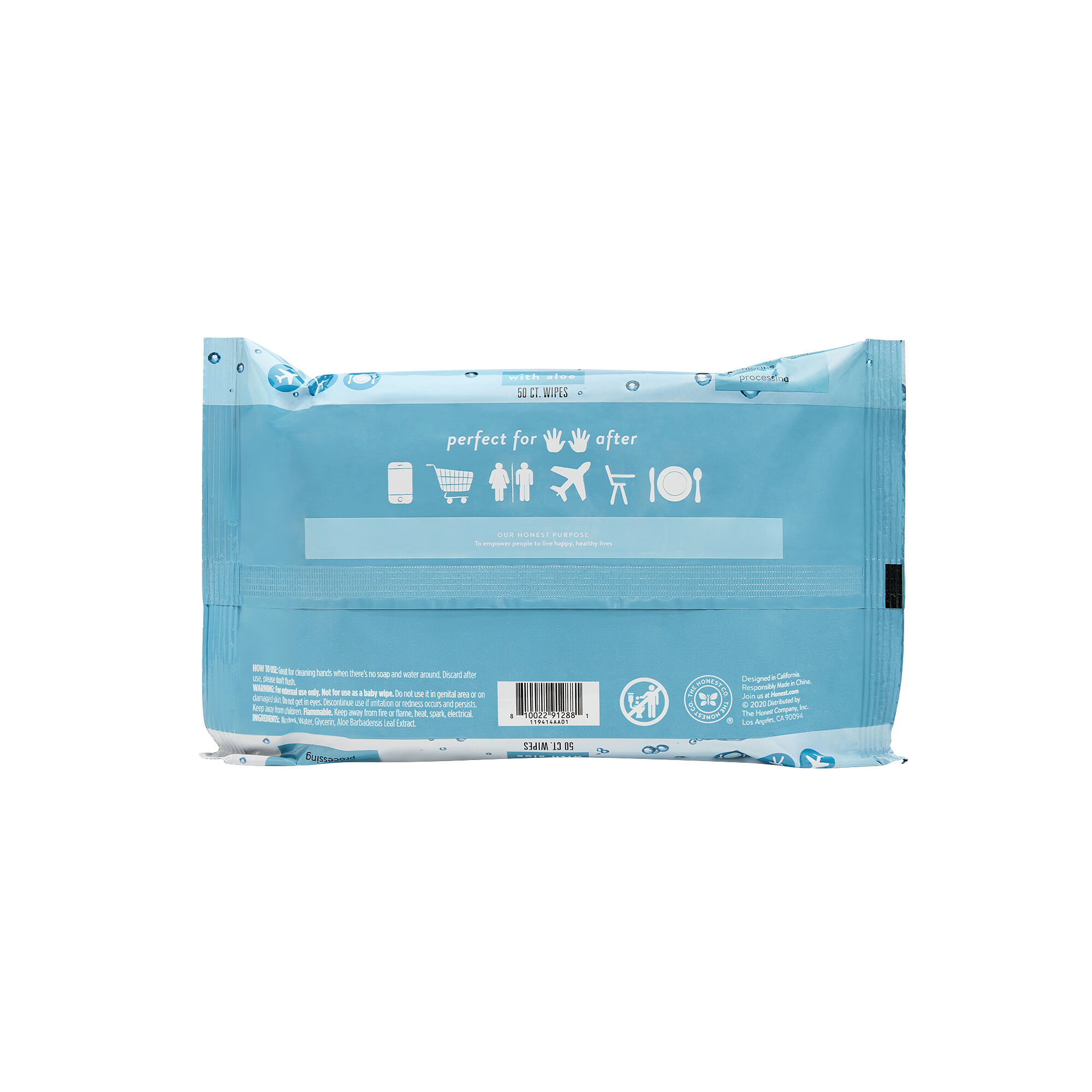 Sanitizing Alcohol Wipes, 50 Count