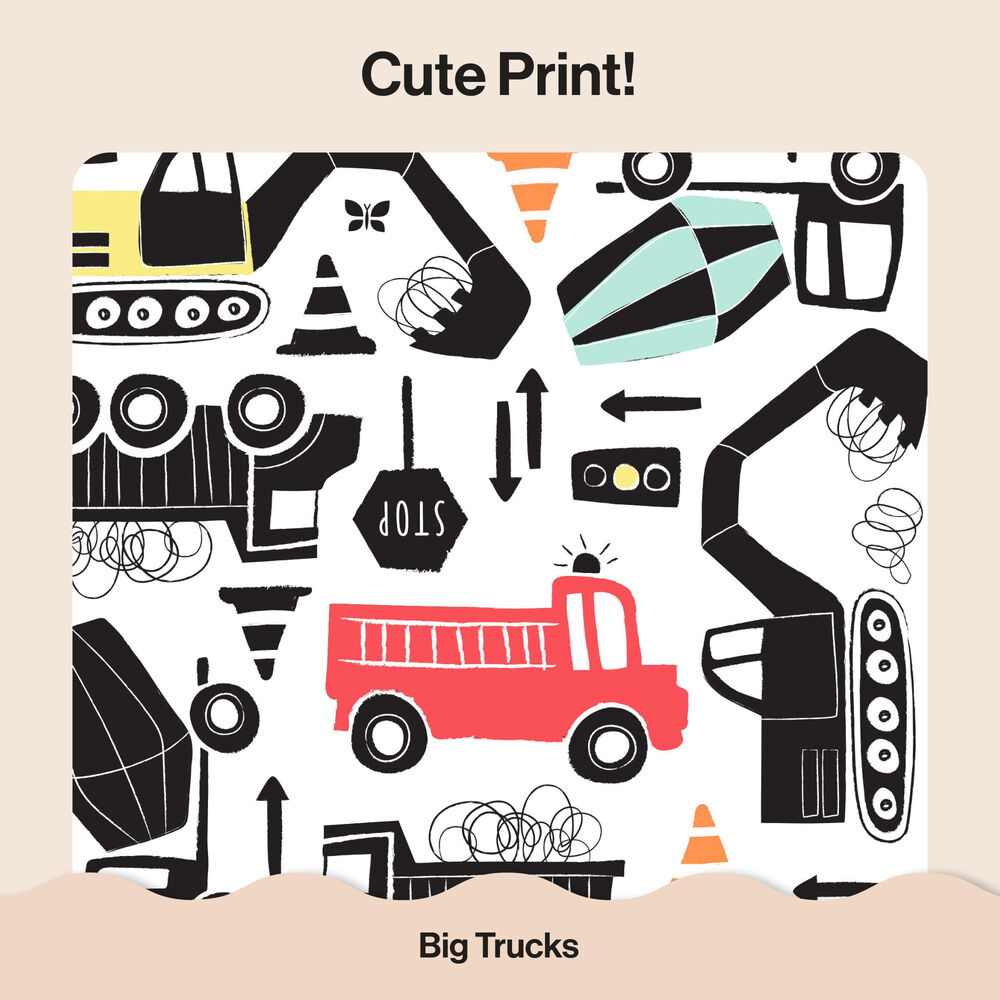 Honest Clean Conscious Diaper®, Big Trucks, Size 3