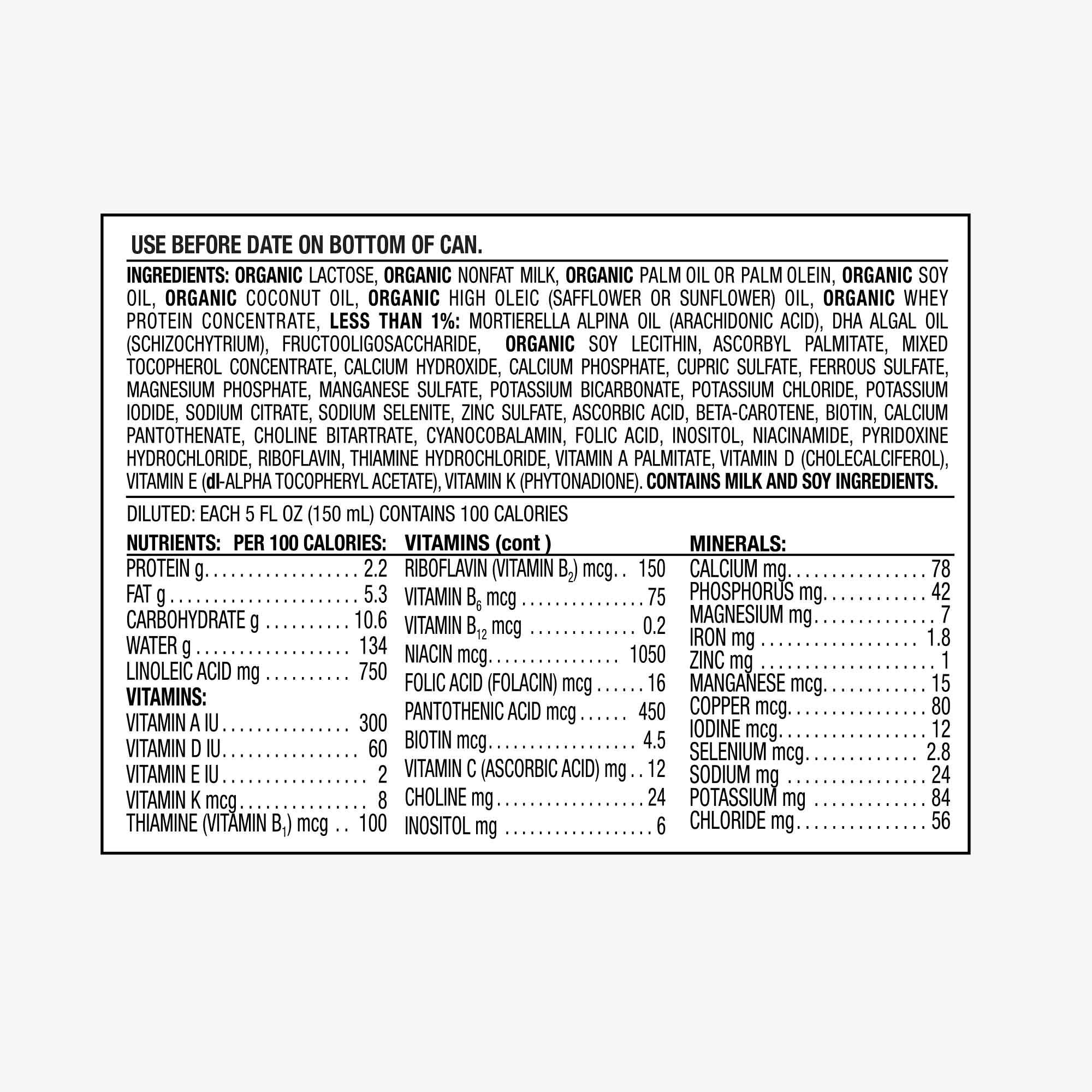 honest organic sensitive formula