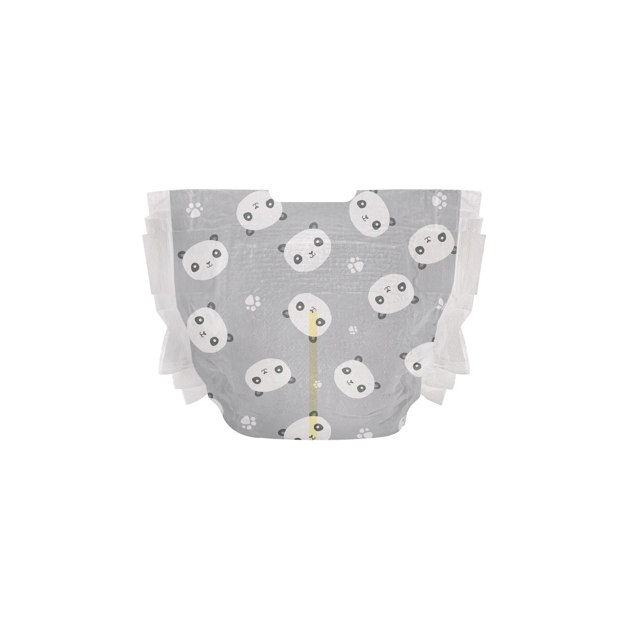 Clean Conscious Diaper, Pandas, Size NB