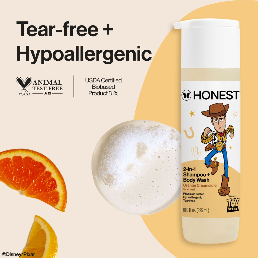 Disney and Pixar's Toy Story Shampoo + Body Wash, Orange Creamsicle