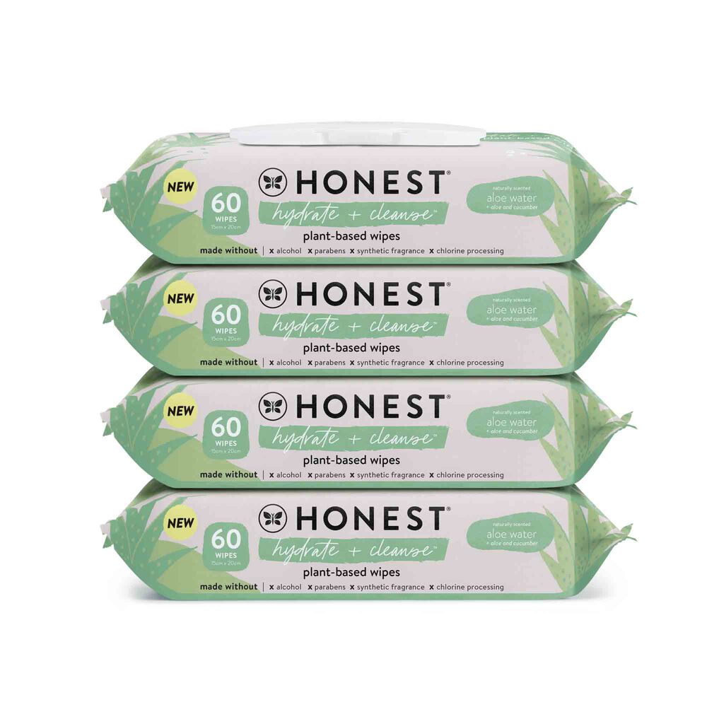 Scented Wipes, Hydrate + Cleanse, 240 Count