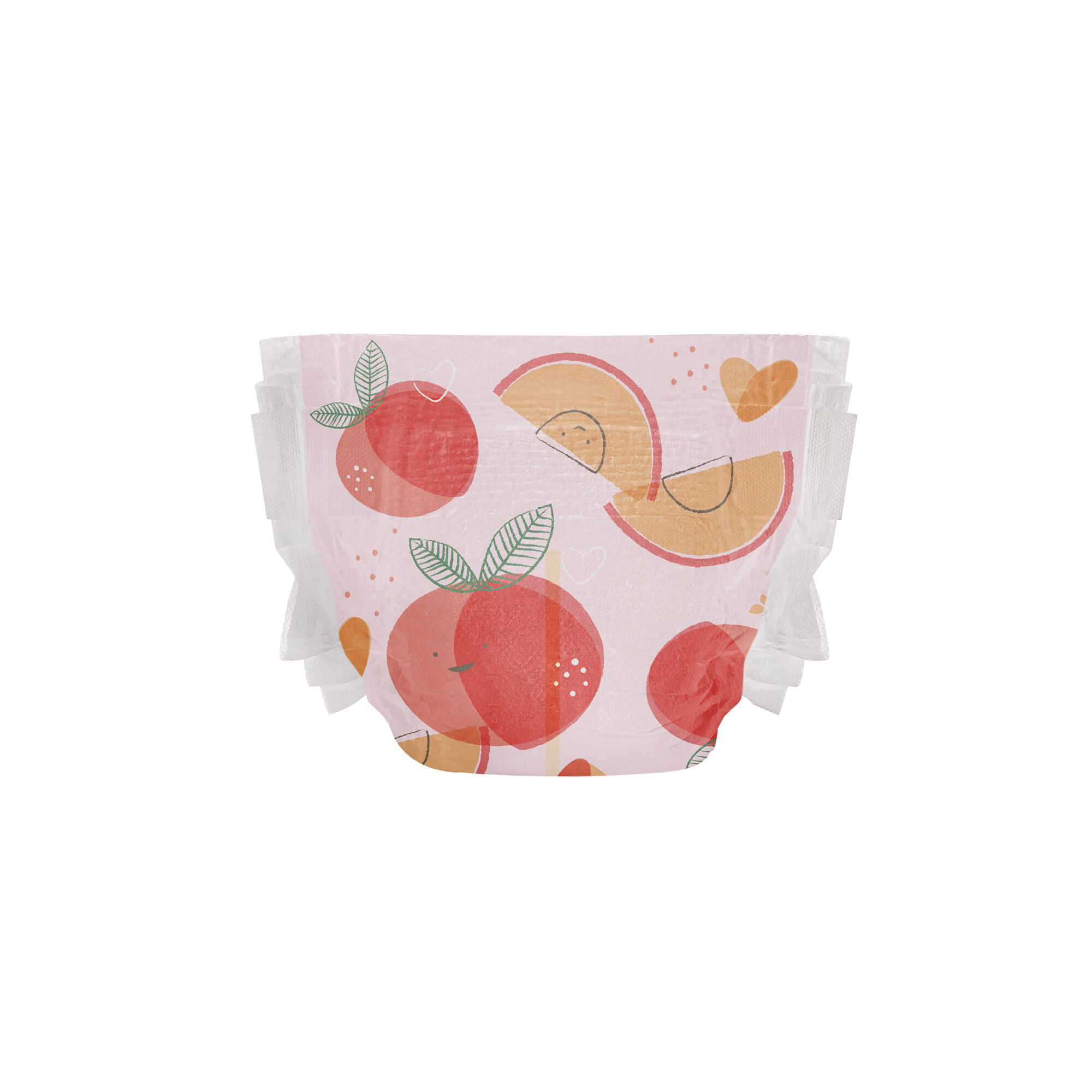 Clean Conscious Diaper, Just Peachy, Size 4