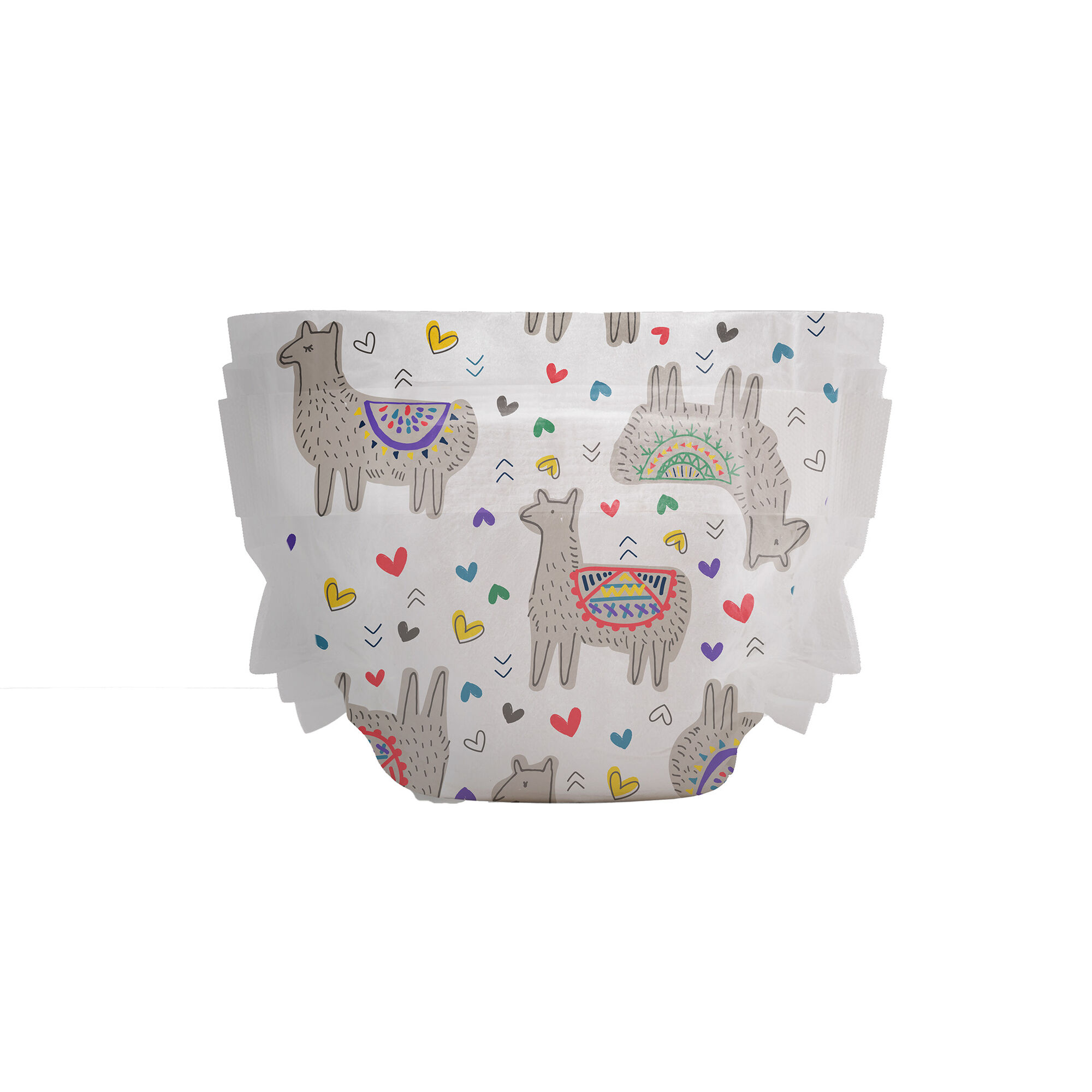 Clean Conscious Diaper, All the Alpacas, Size 7