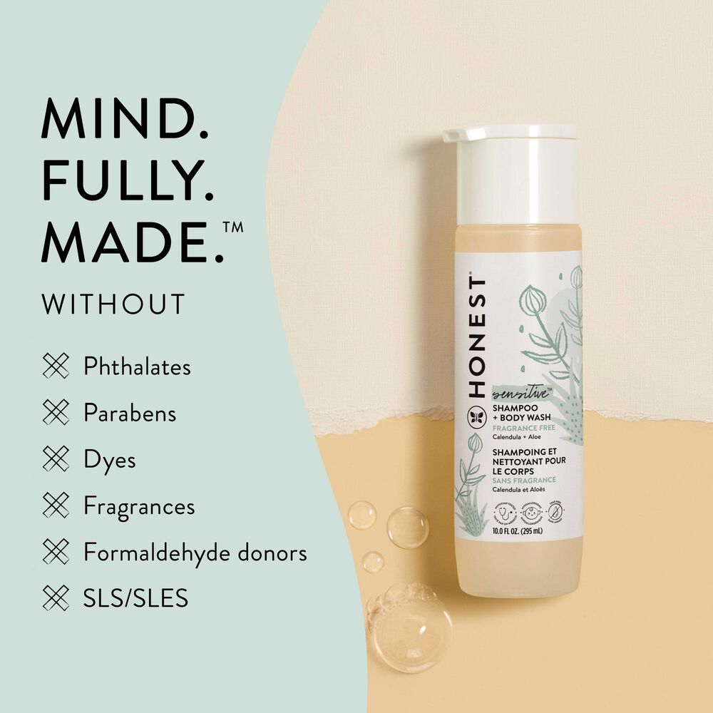 Shampoo + Body Wash, Sensitive