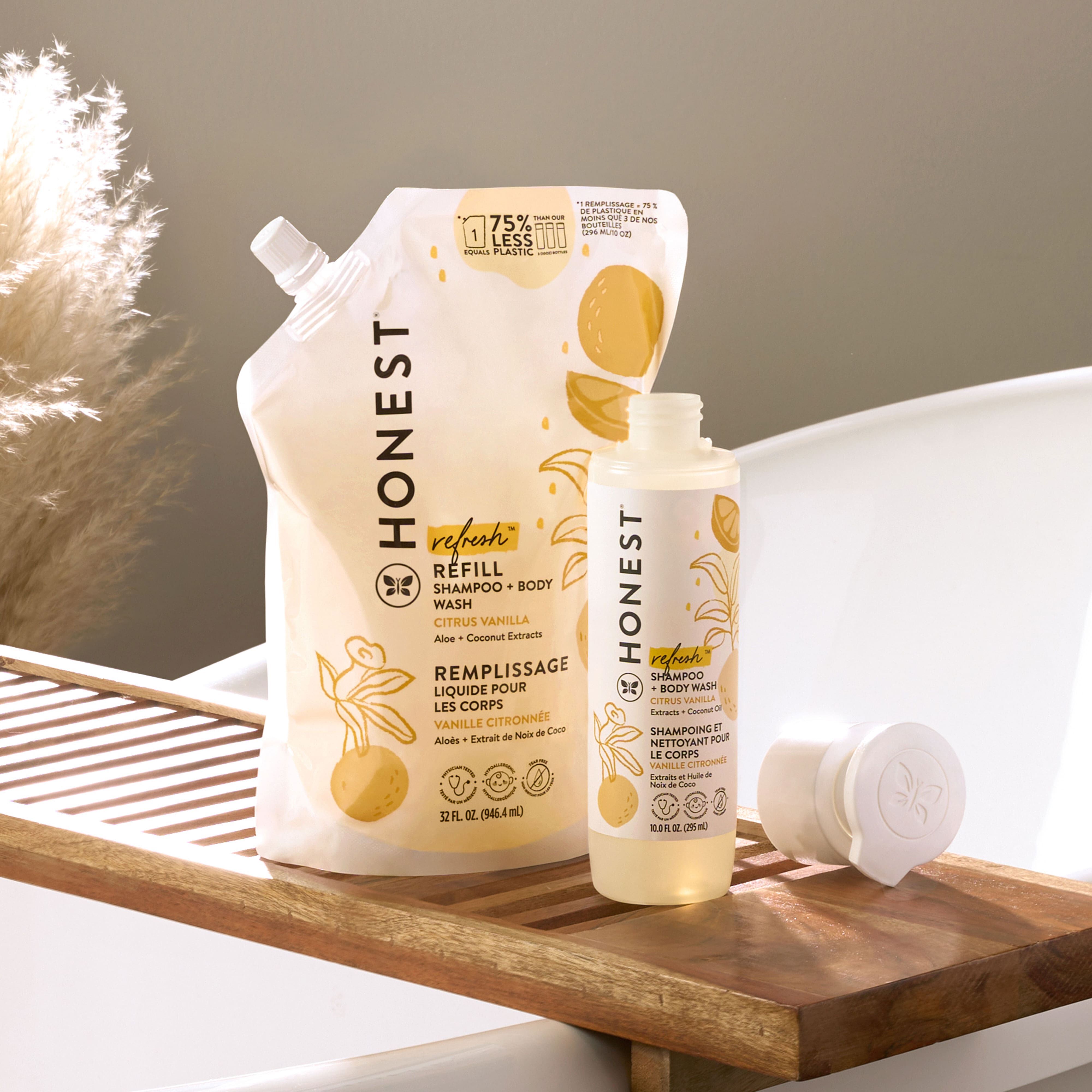 Shampoo Body Wash Refill Refresh Honest