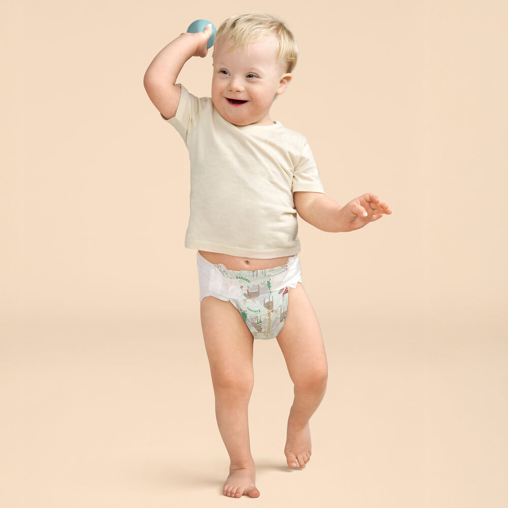Honest Clean Conscious Diaper®, Adorably A-Moosing, Size 1