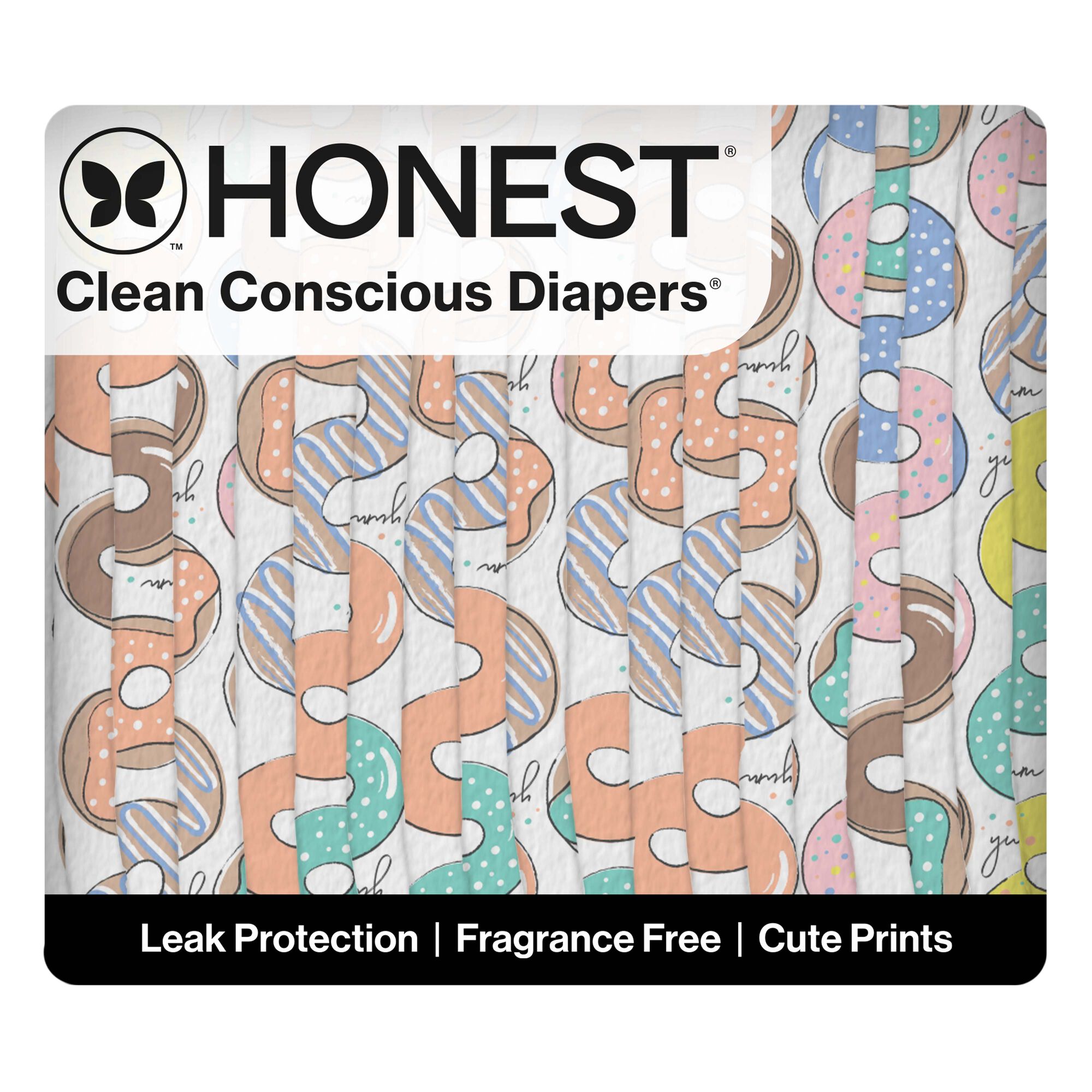 Honest Clean Conscious Diaper®, Donut Grow Up, Size 3