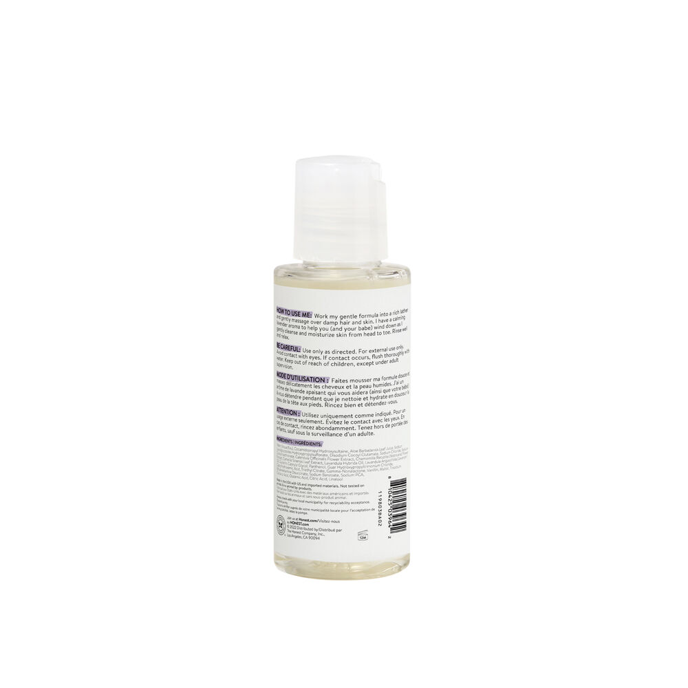 Shampoo + Body Wash, Travel Size, Truly Calming
