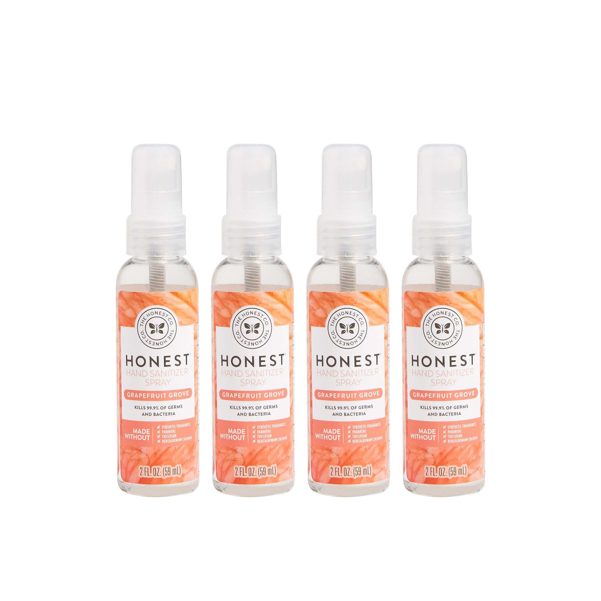 Hand Sanitizer Spray, Grapefruit Grove, 4-Pack