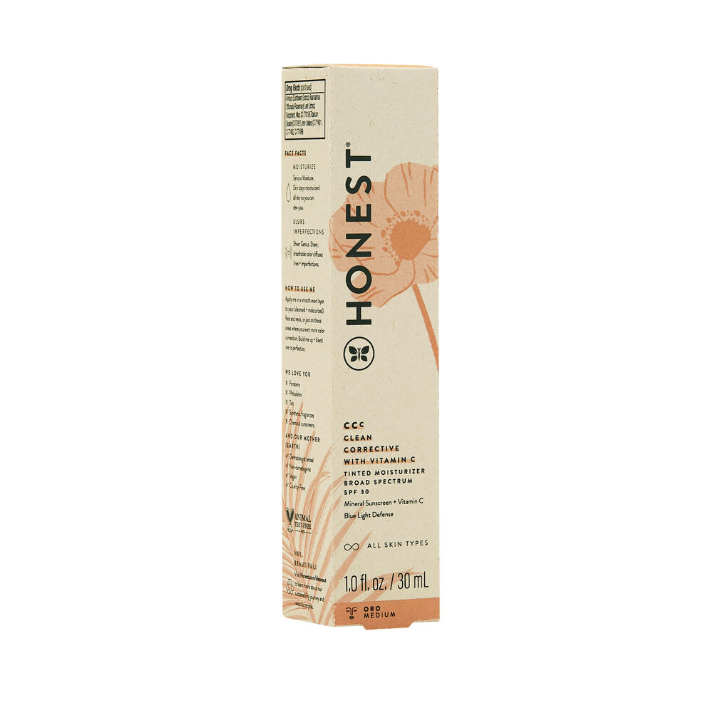 CCC Clean Corrective With Vitamin C Tinted Moisturizer Broad Spectrum SPF 30, Oro