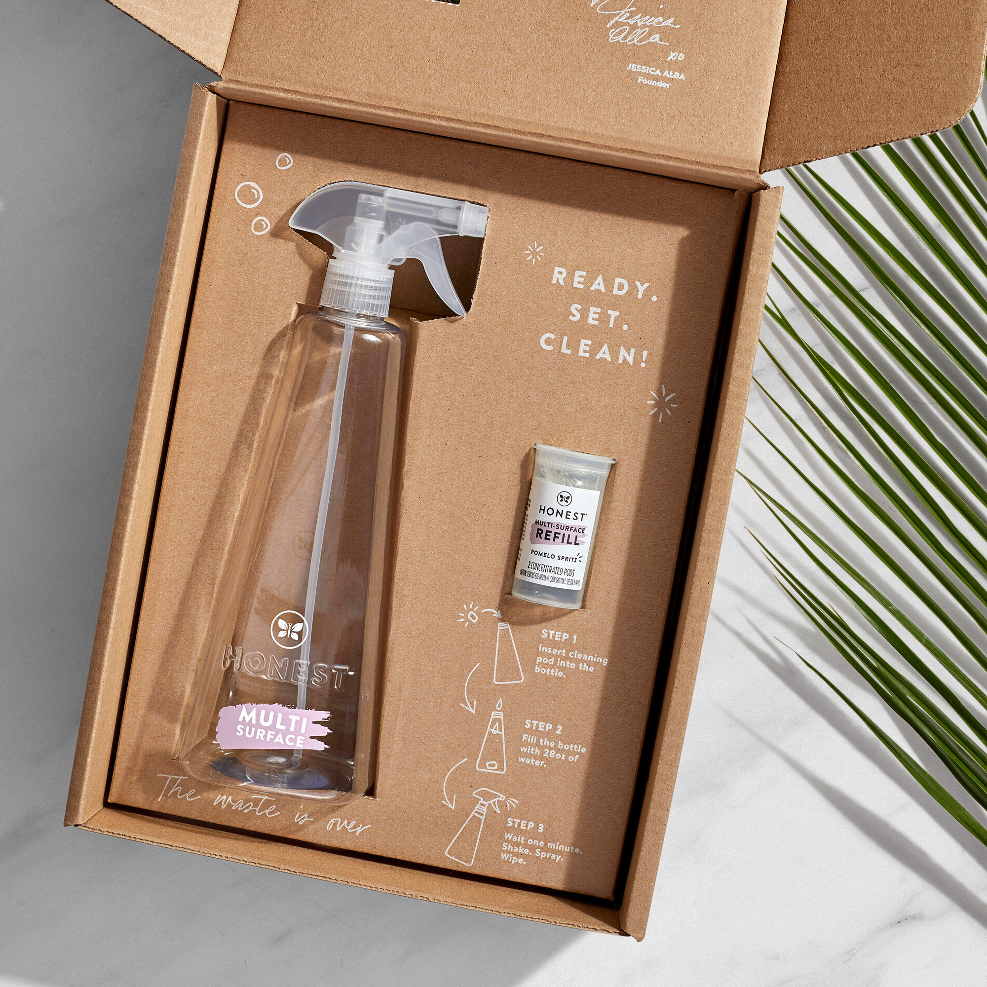 Multi-Surface Refillable Cleaning Kit
