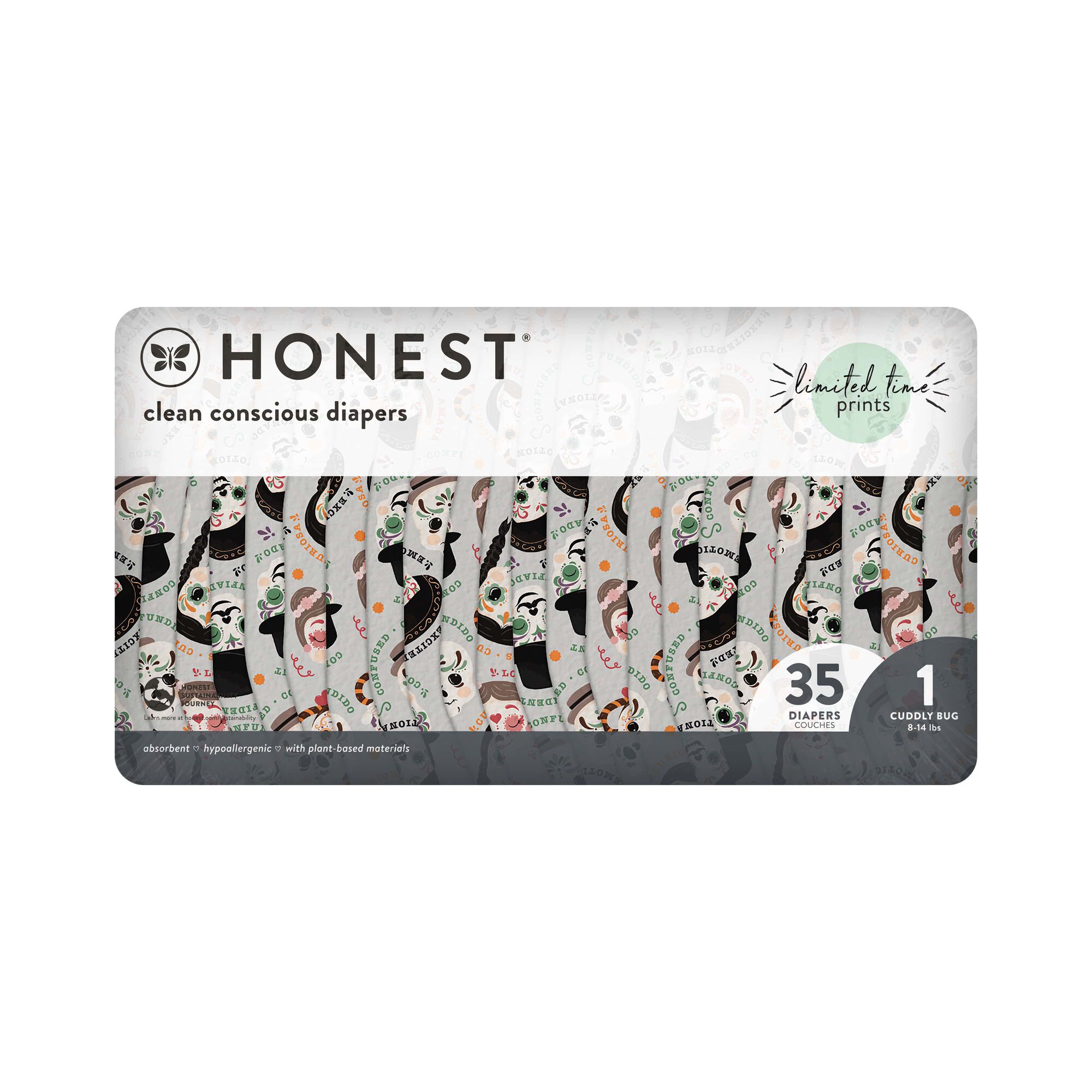 Honest Wetness Indicator Diapers PlantBased & FragranceFree Honest