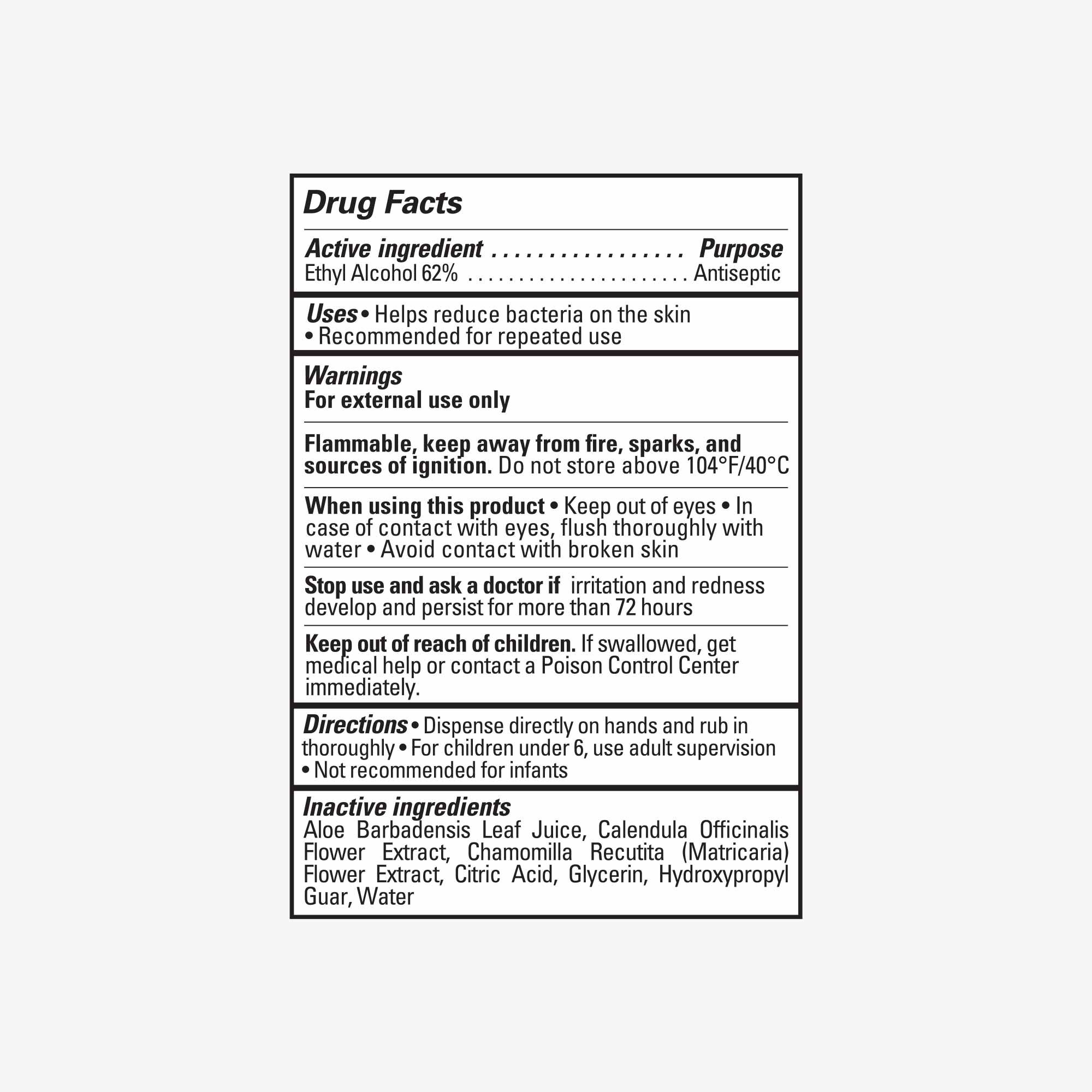 Hand Sanitizer Gel, Free + Clear, 2-Pack