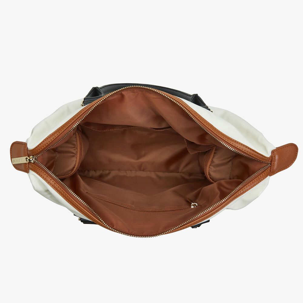 Calvin Klein White Pvc Look Beach Bag Handbag Large