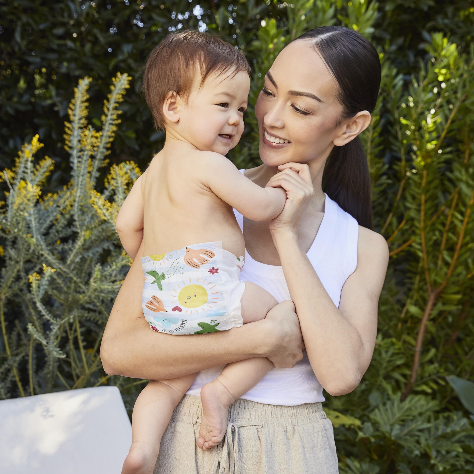 Clean Conscious Diaper, Spread Your Wings, Size 1