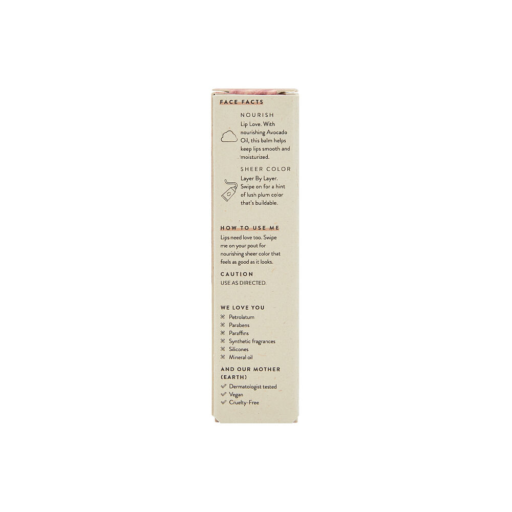 Tinted Lip Balm, Plum Drop