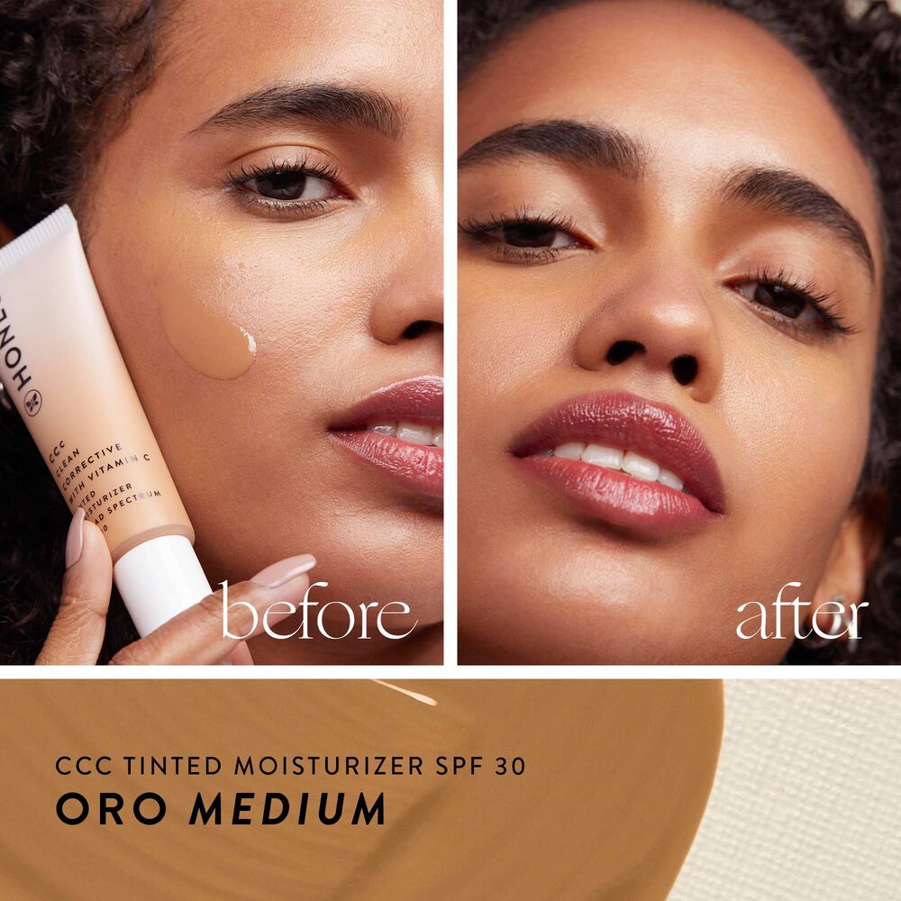 CCC Clean Corrective With Vitamin C Tinted Moisturizer Broad Spectrum SPF 30, Oro