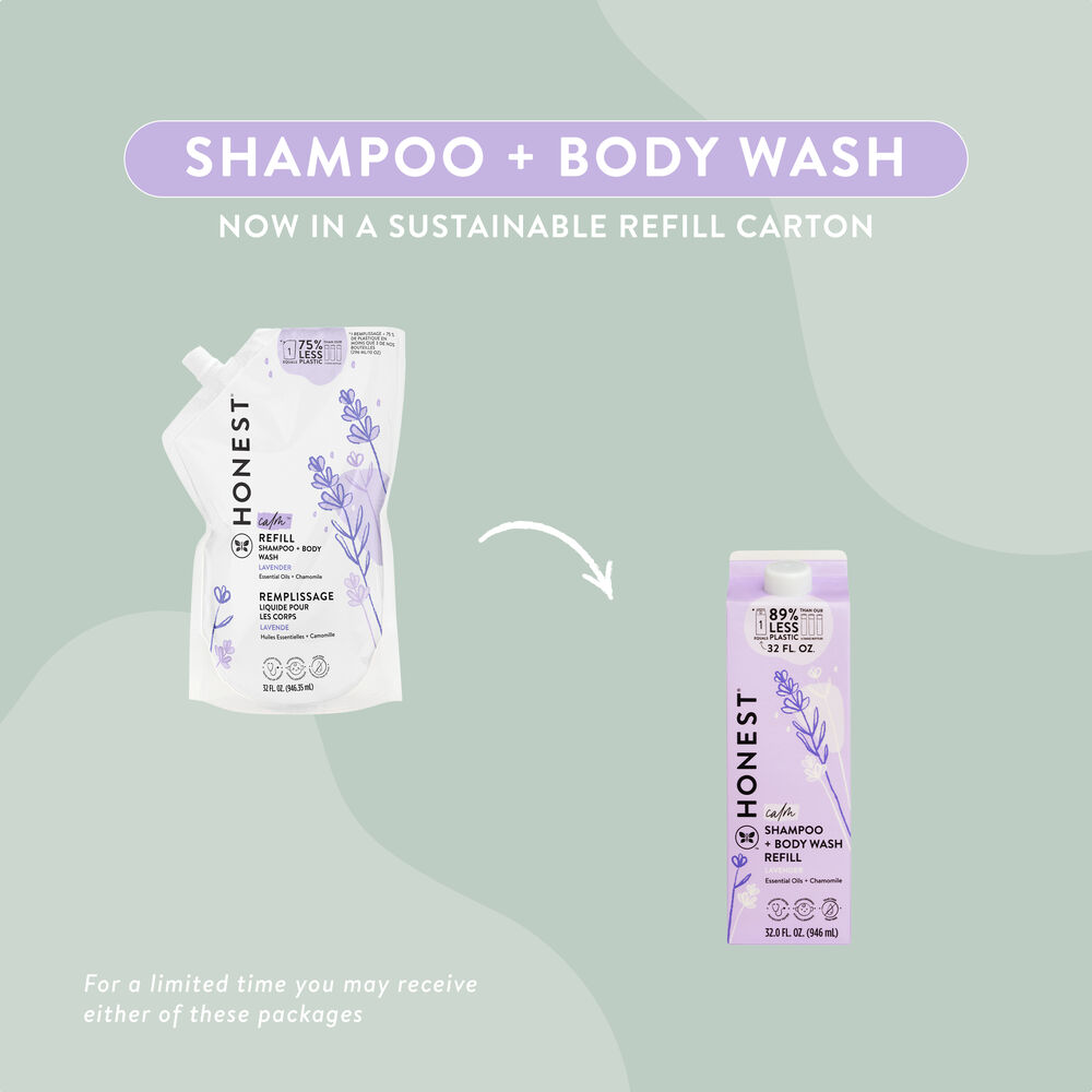 Shampoo Body Wash, Carton Refill, Lavender