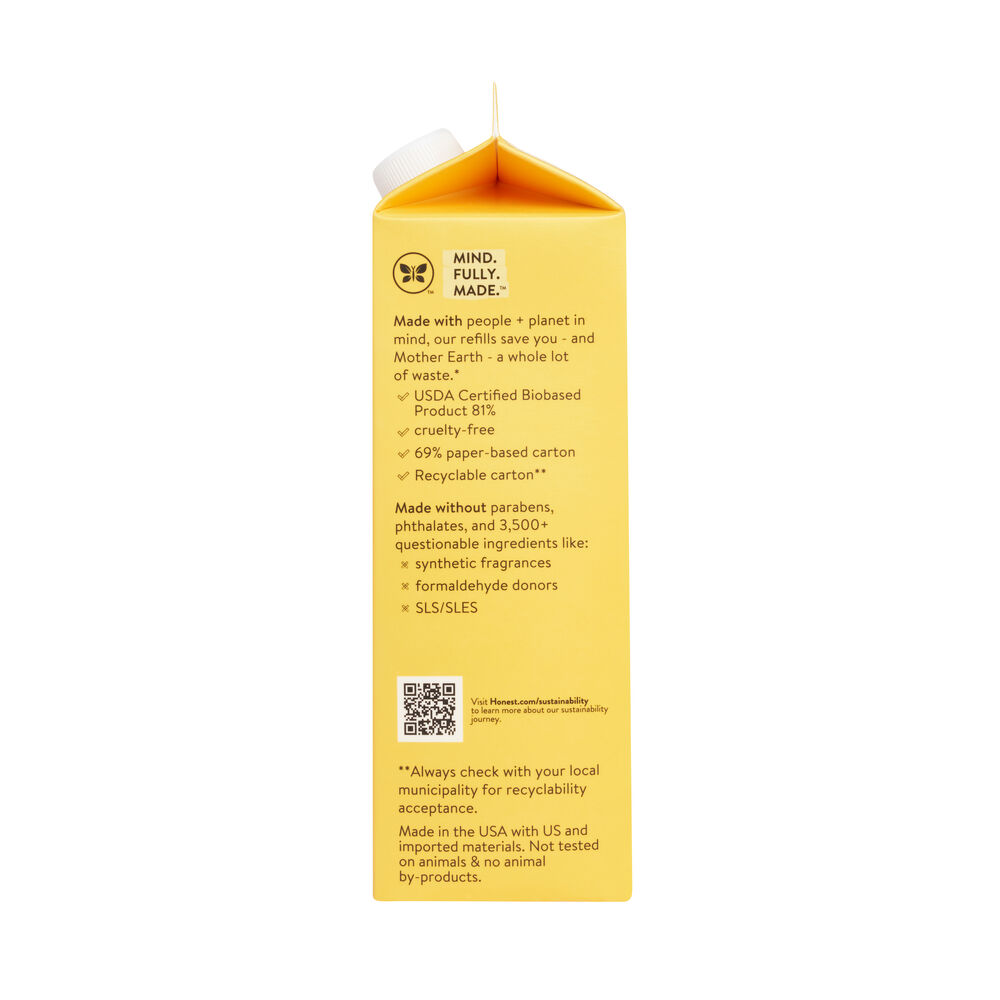 Shampoo Body Wash, Carton Refill, Citrus Vanilla