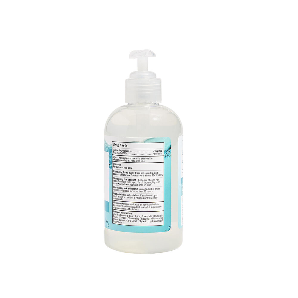 Back of Product - Hand Sanitizer Gel