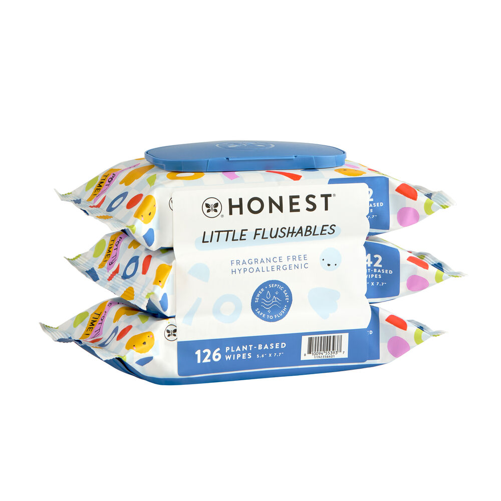 Little Flushables, 126 Count Wipes
