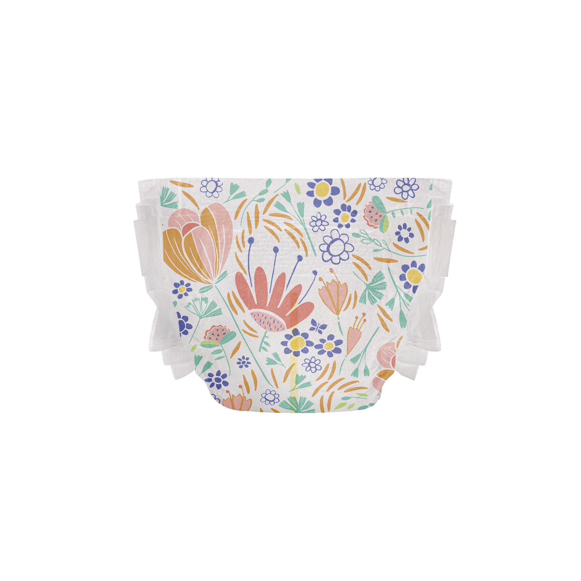 Clean Conscious Diaper, Flower Power, Size 4