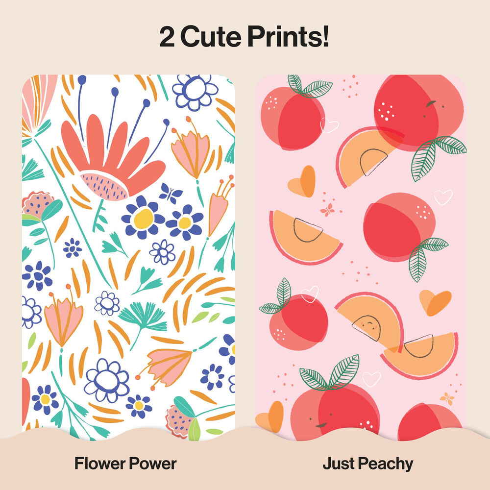 Honest Clean Conscious Diaper Box, Just Peachy + Flower Power, Size 3