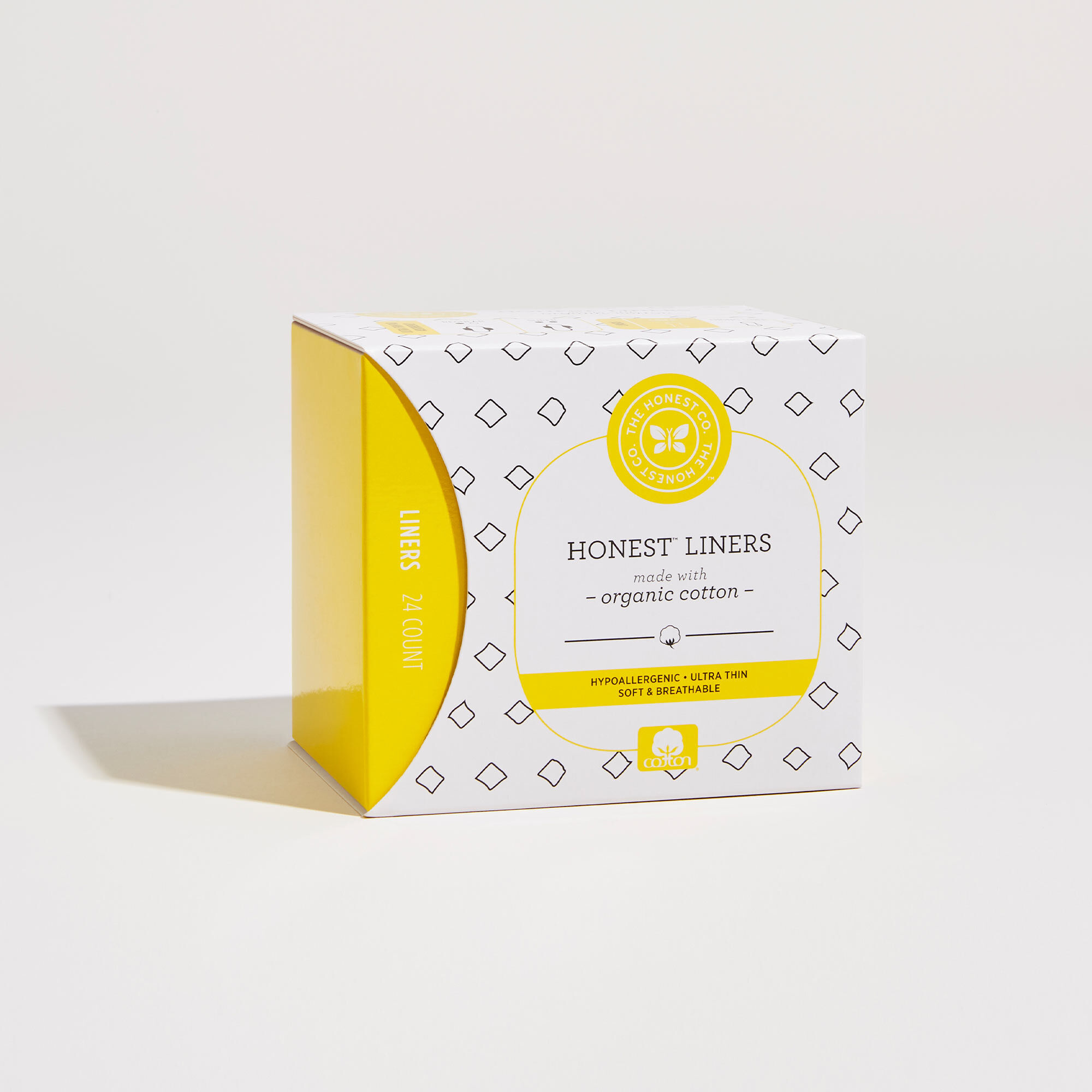 |Organic Textiles 100/% Organic Cotton Fitted Diaper 2 pack + 2 Organic Liners