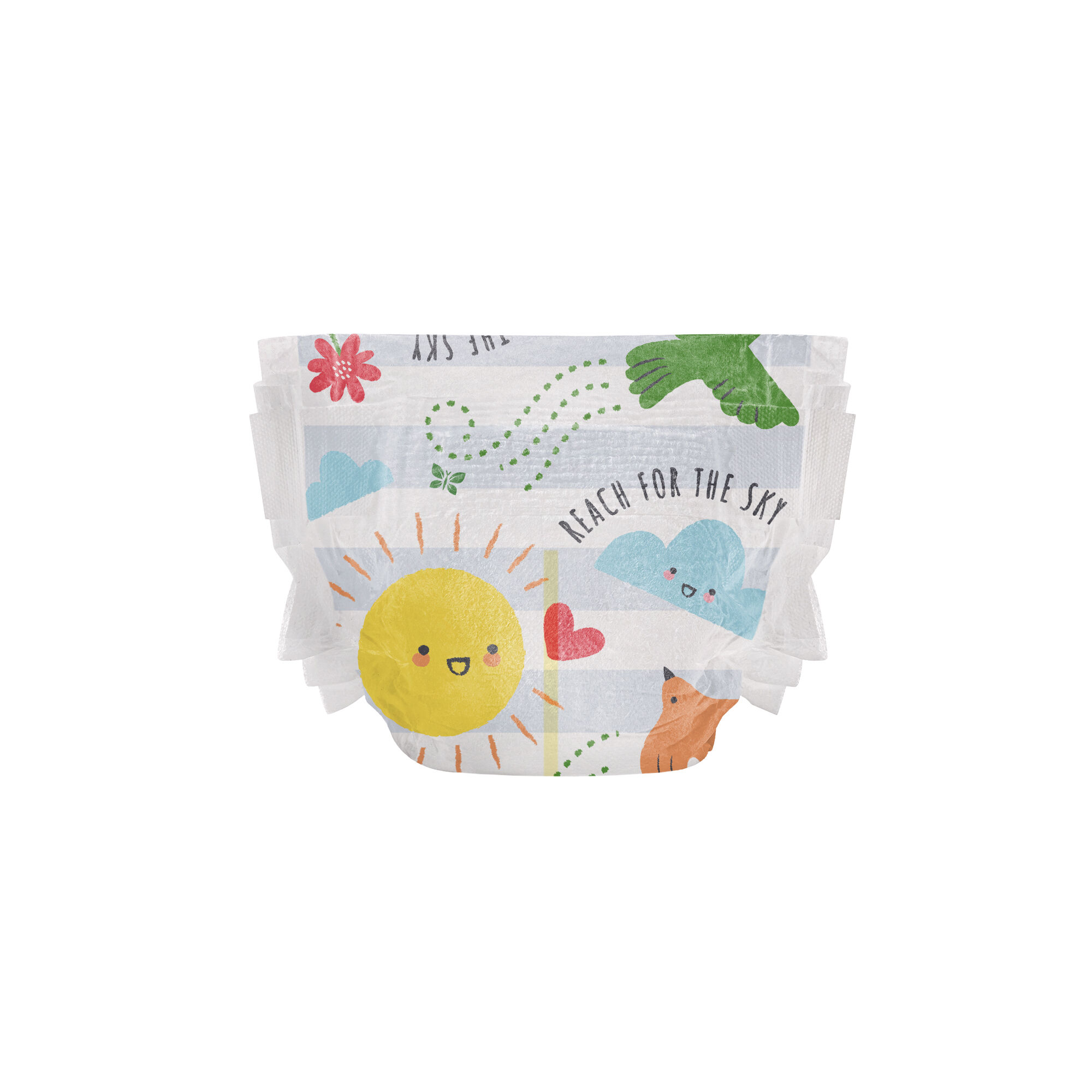 Clean Conscious Diaper, Spread Your Wings, Size 1