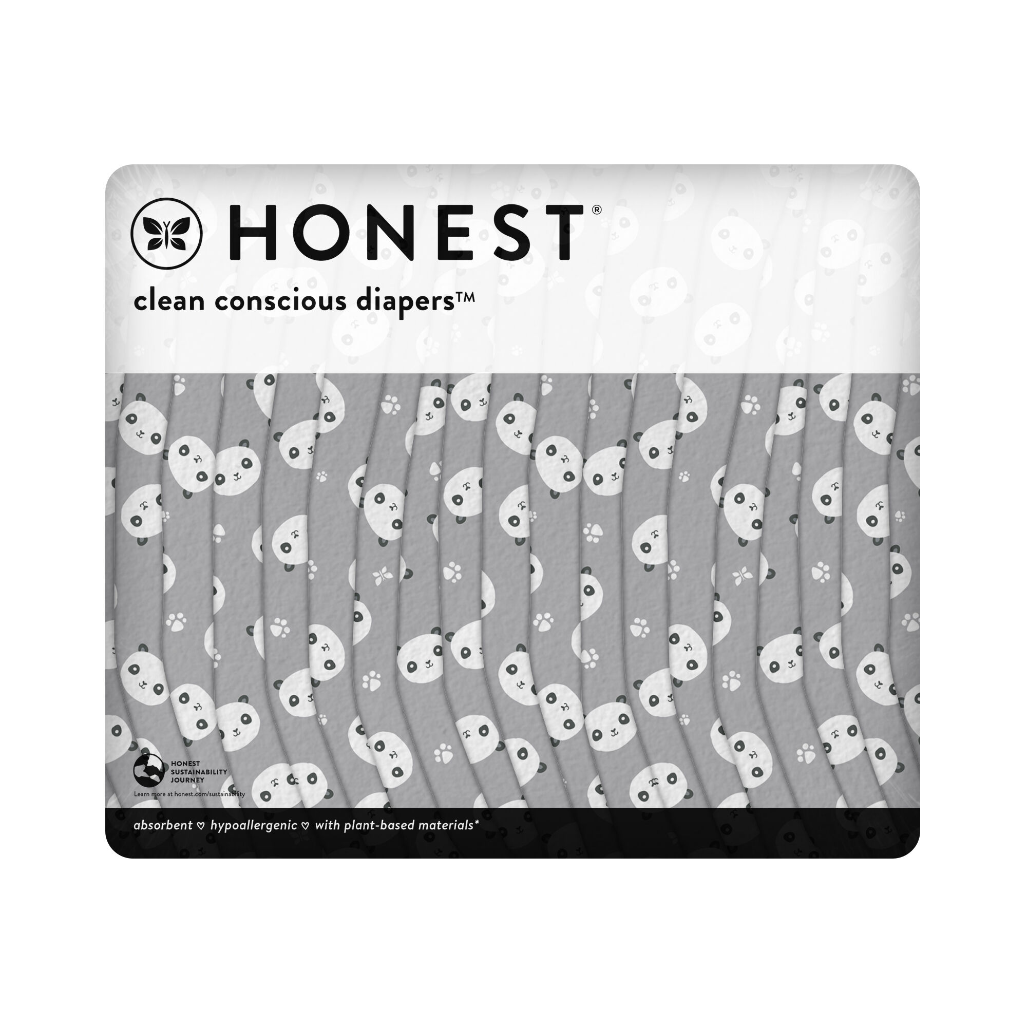 Honest outlet white diapers