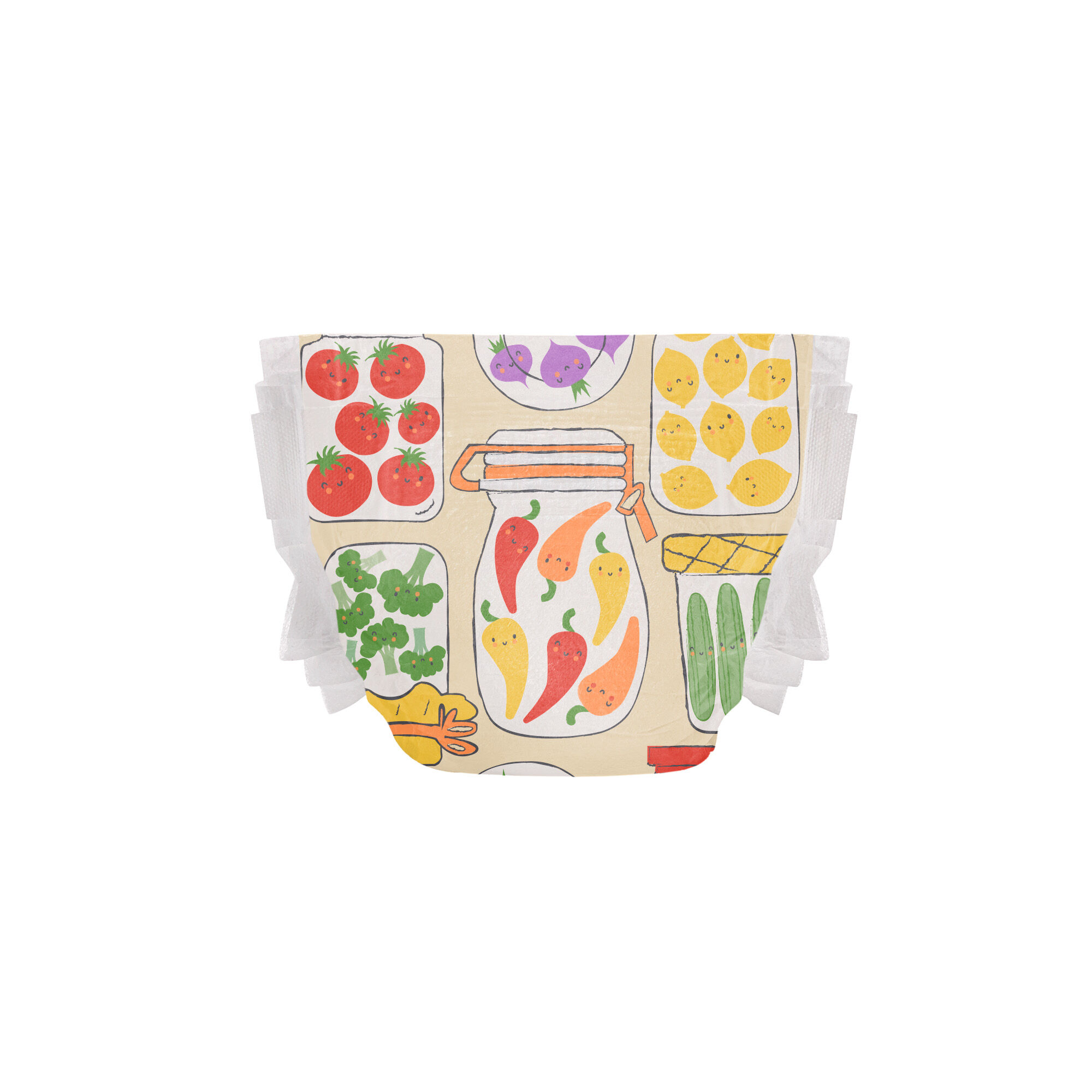 Clean Conscious Diaper, A Lil Pickle Me Up, Size 1