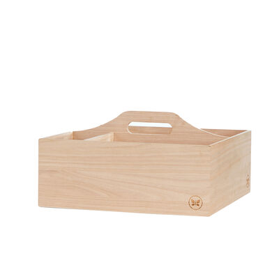 Paulownia Wood Caddy - Medium
