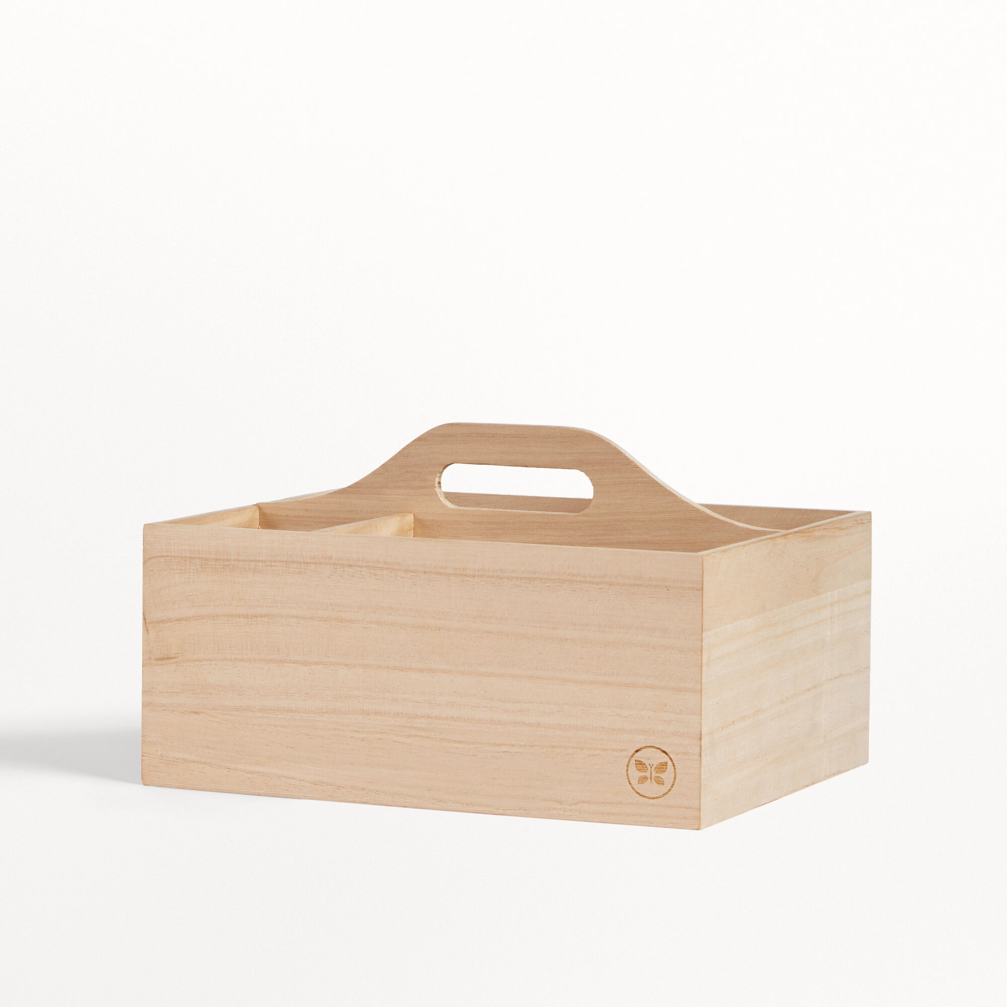 Paulownia Wood Caddy - Medium