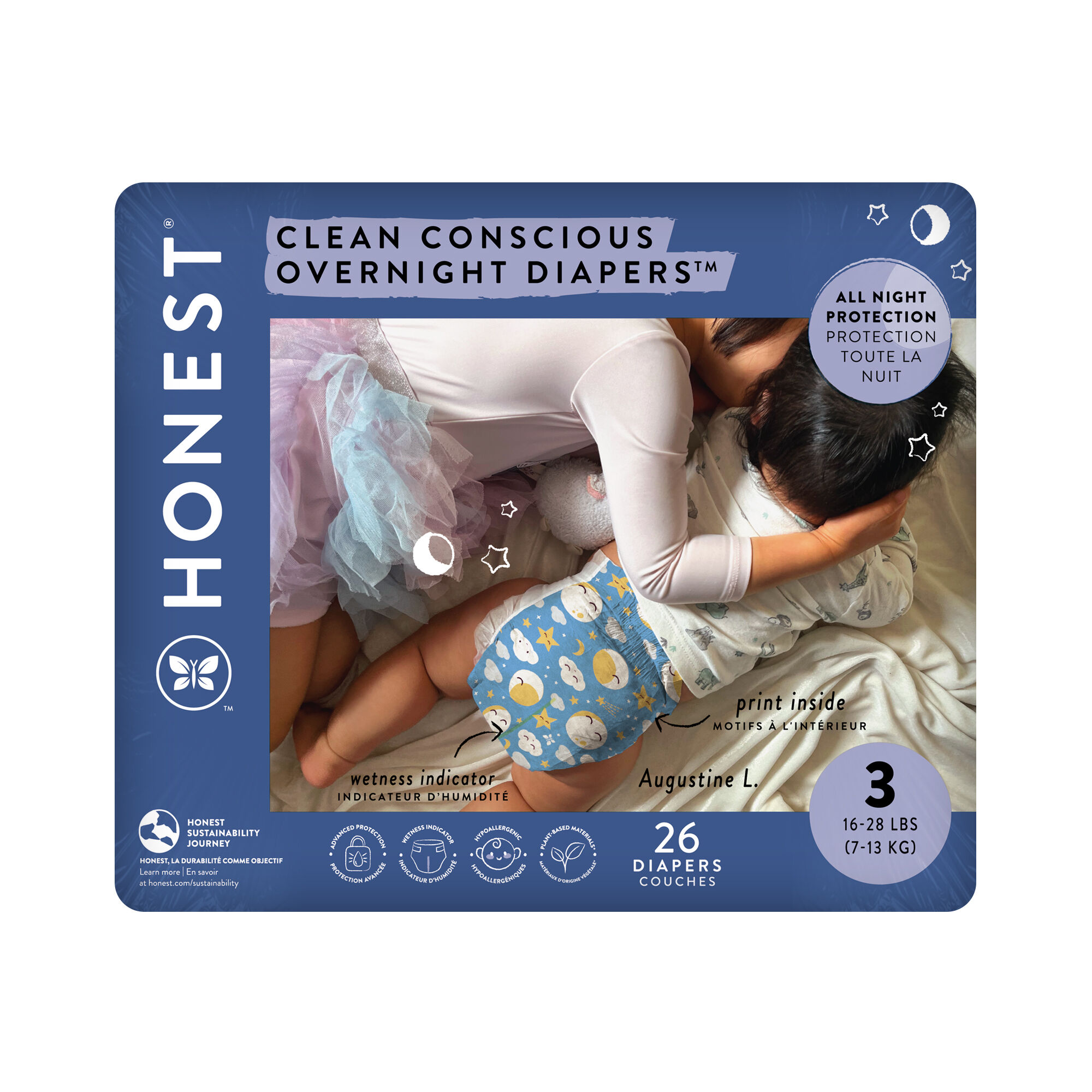 Honest shop diapers sale