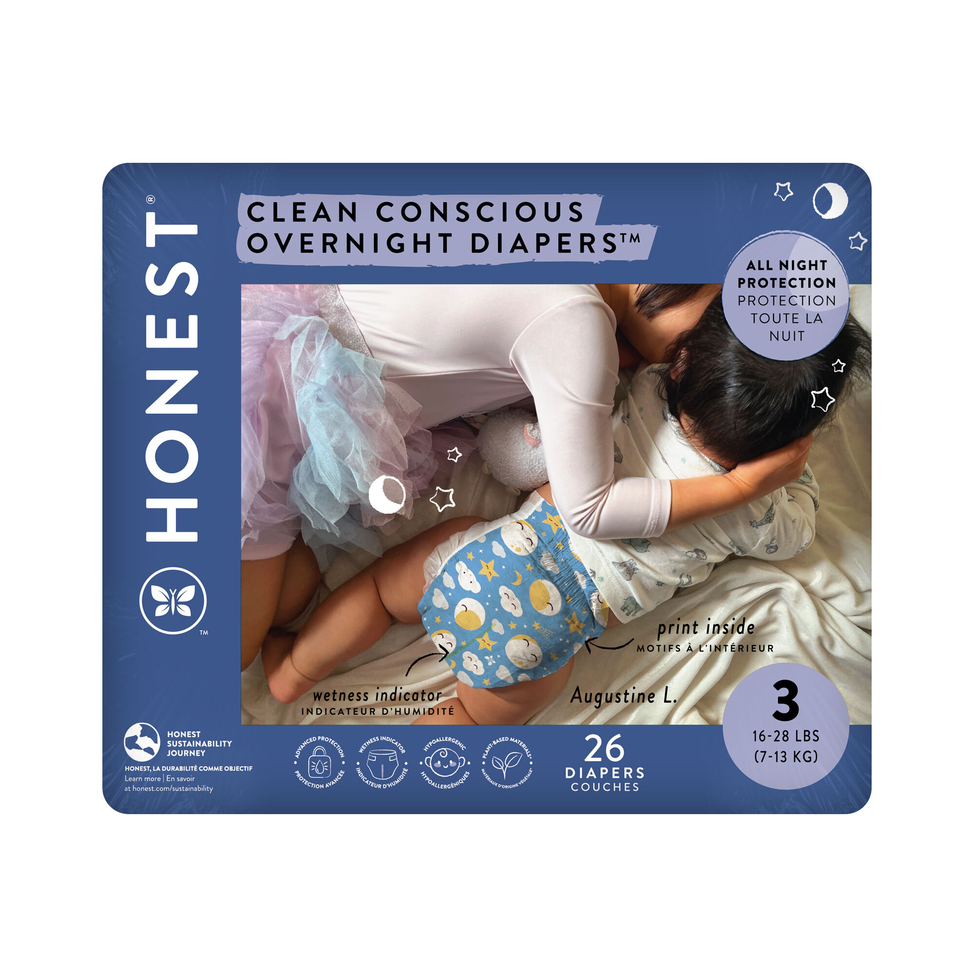 Overnight Baby Diapers, The Honest Company