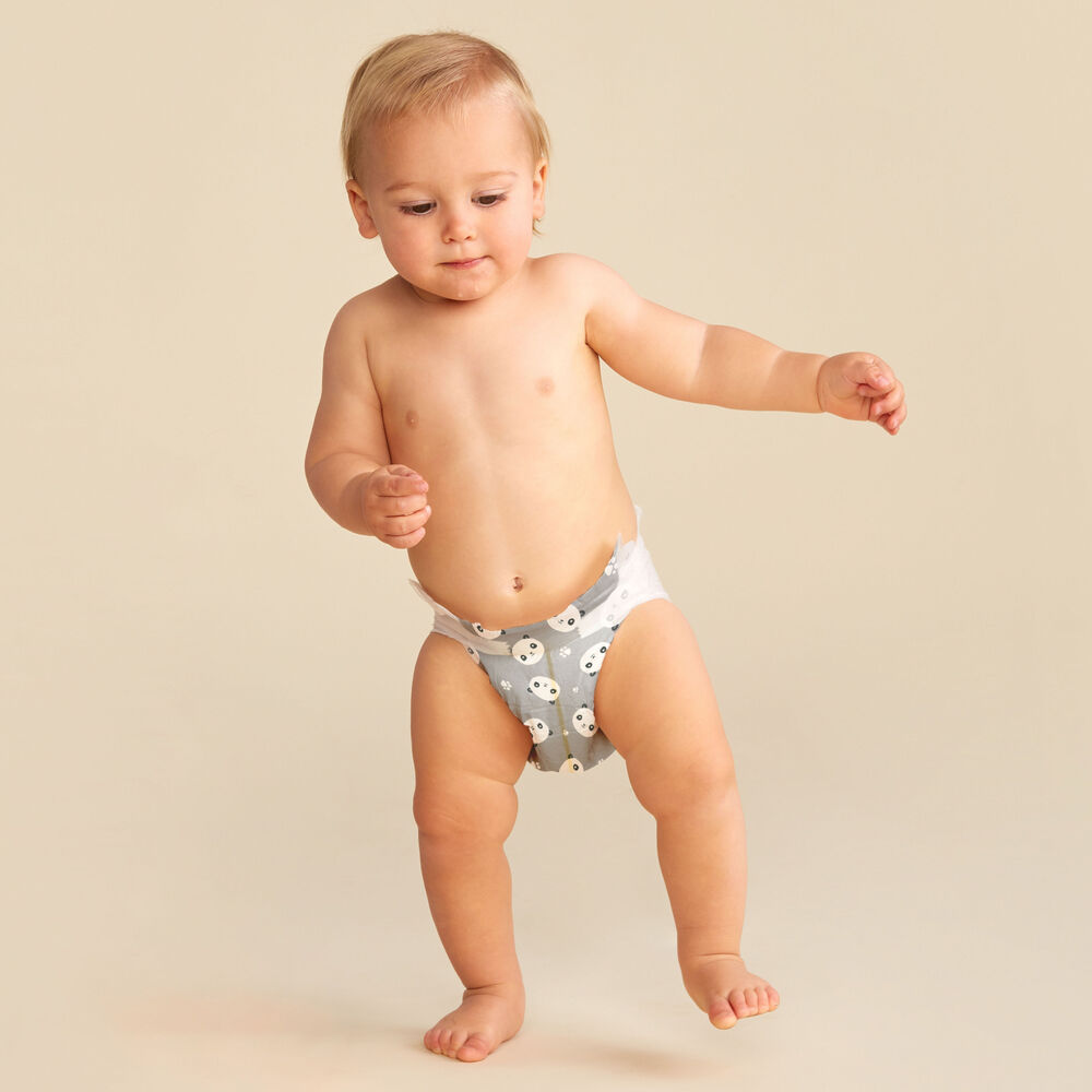 Clean Conscious Diaper, Pandas, Size 2