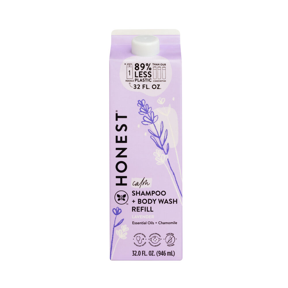 Shampoo Body Wash, Carton Refill, Lavender