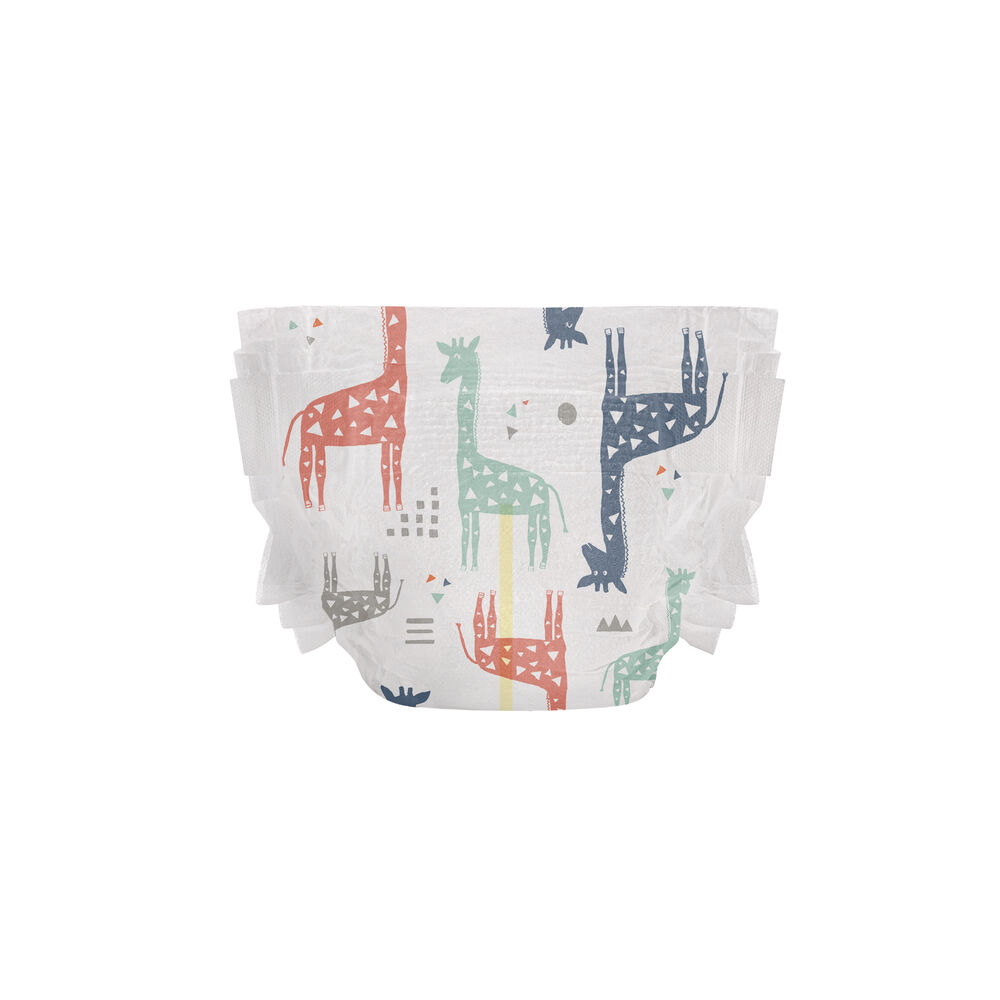 Honest Clean Conscious Diaper&reg;, Multi-Colored Giraffes, Size 2