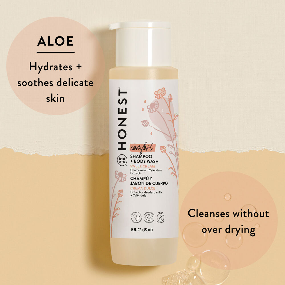 Shampoo + Body Wash, Value Size, Comfort