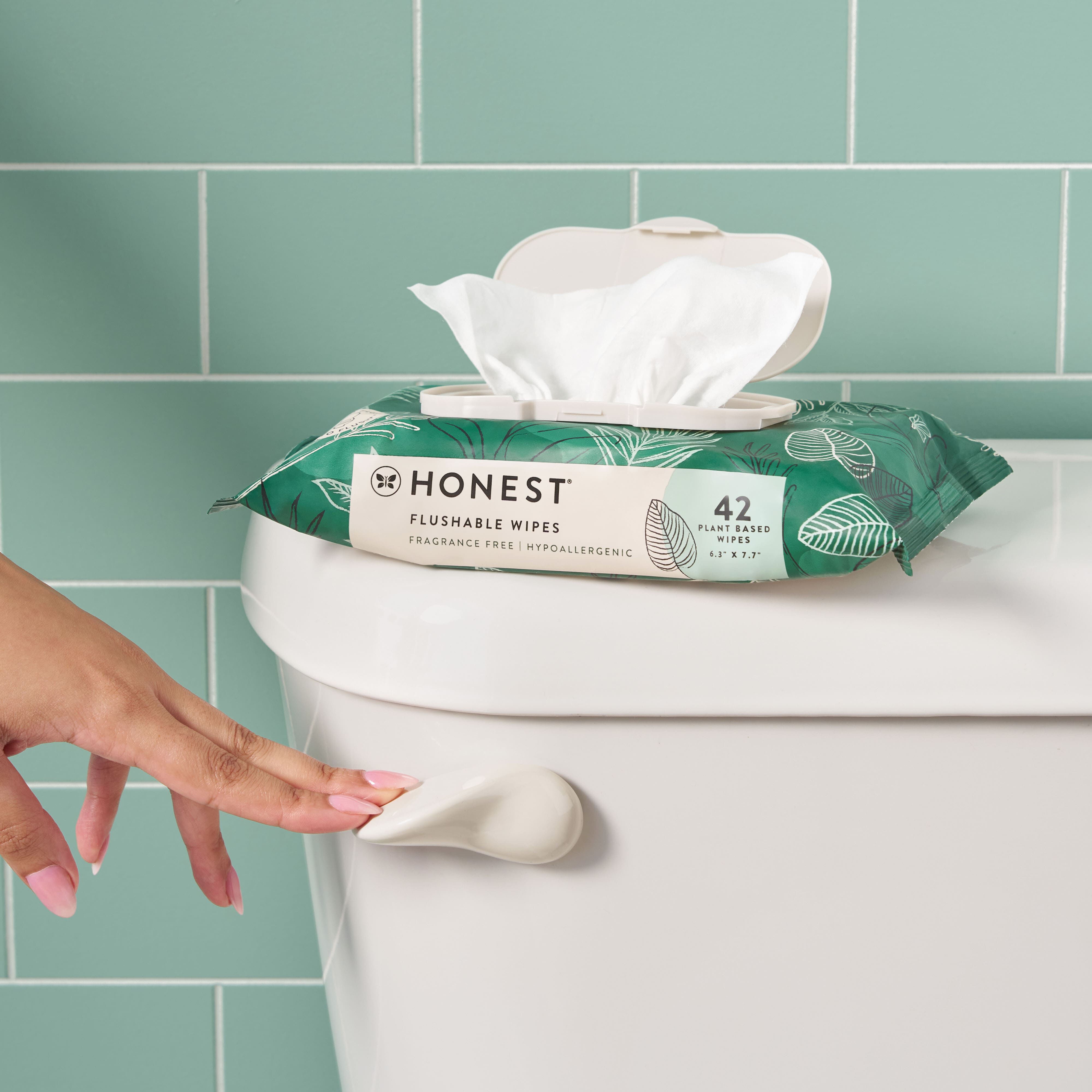How to on sale use flushable wipes