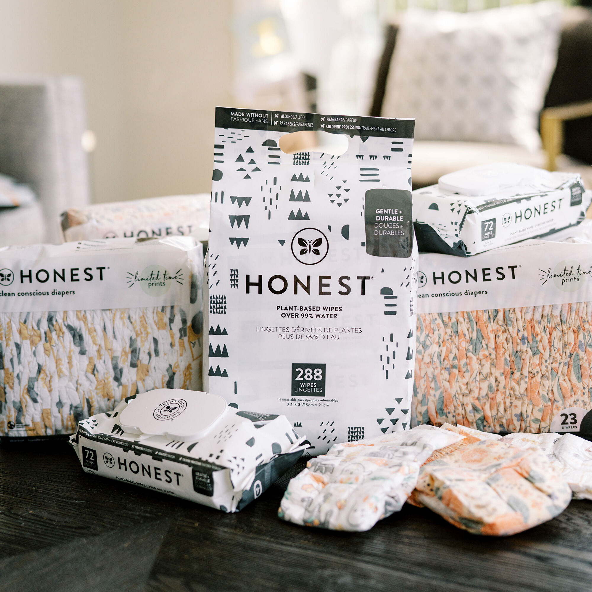 Baby Wipes Unscented Sensitive Honest Honest