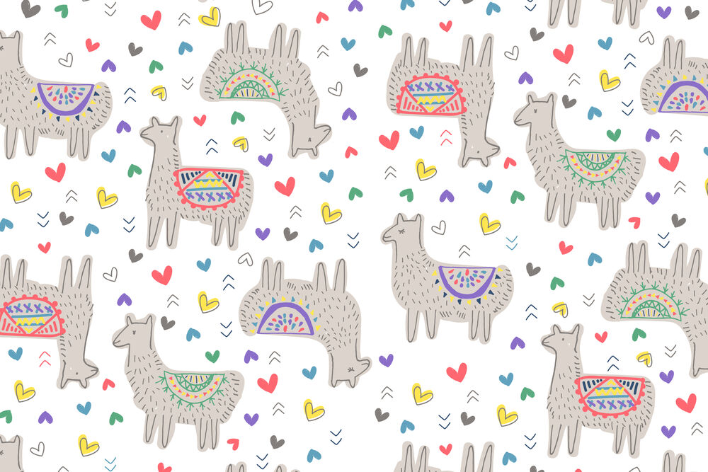 Clean Conscious Diaper, All The Alpacas, Size 2