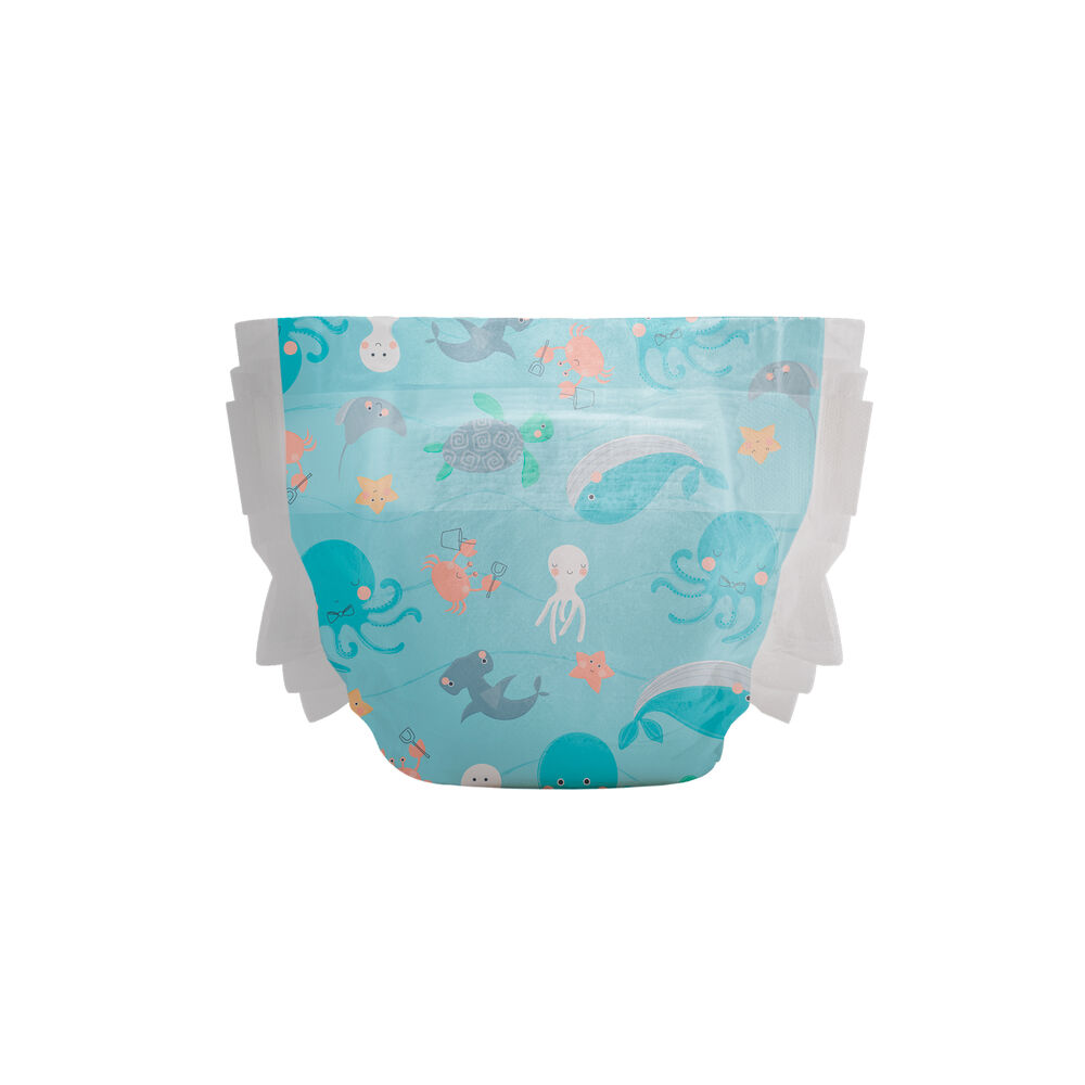Honest Clean Conscious Diaper®, Ocean Bottoms, Size 4