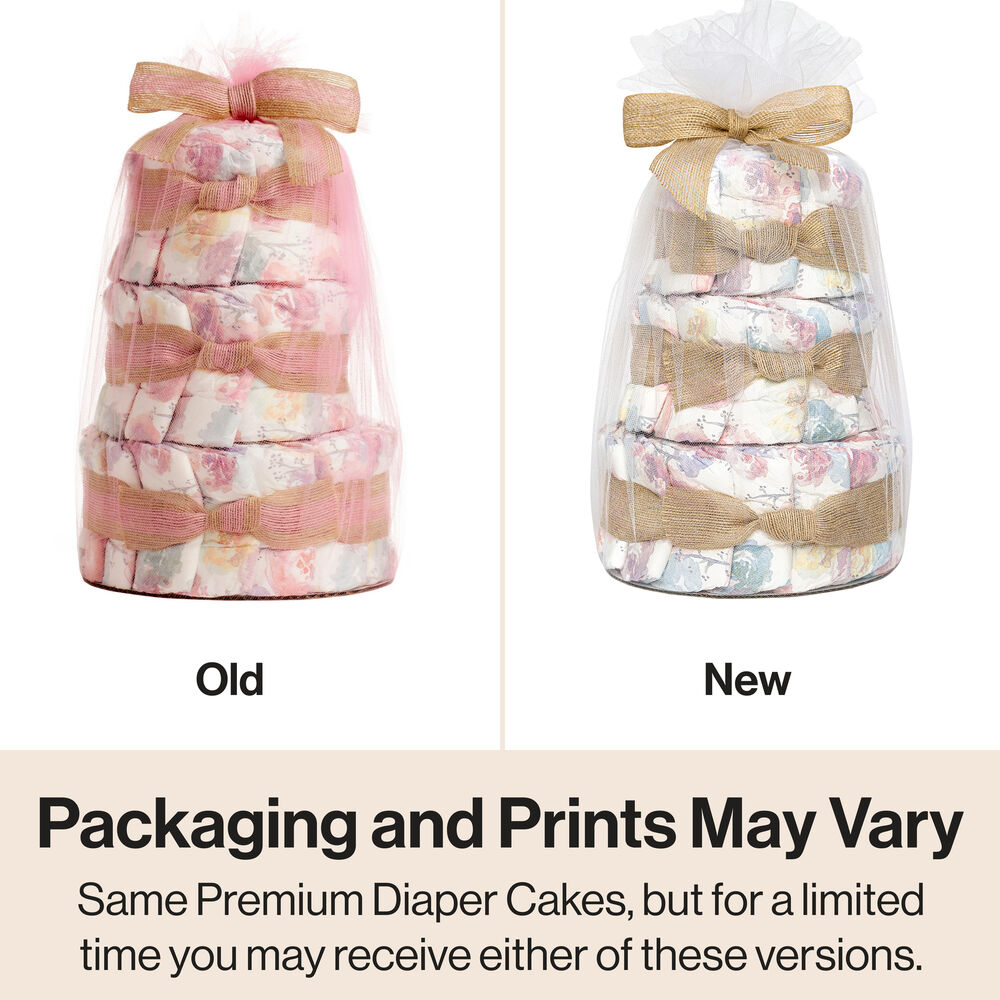 Diaper Cake, Rose Blossoms