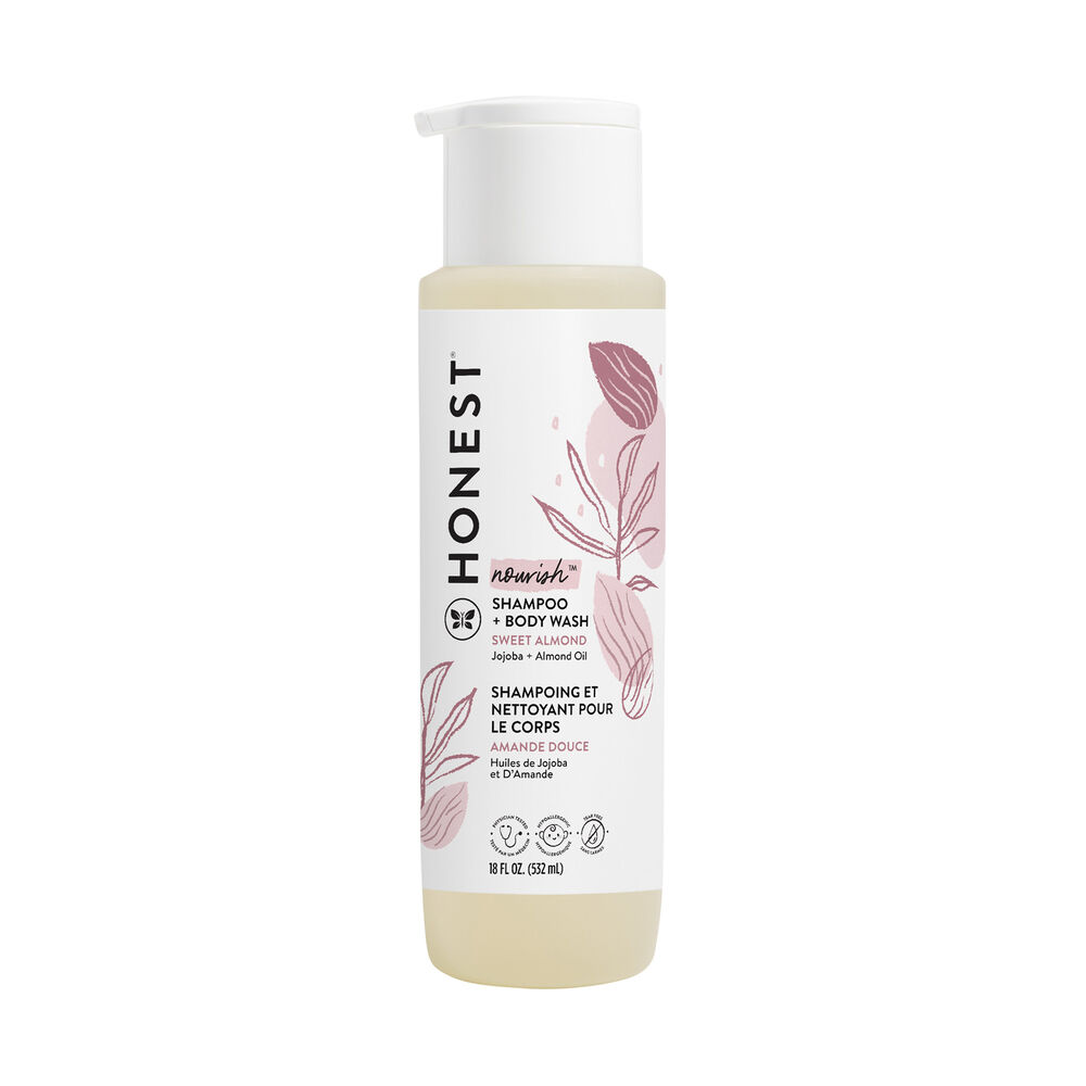 Shampoo + Body Wash, Value Size, Nourish