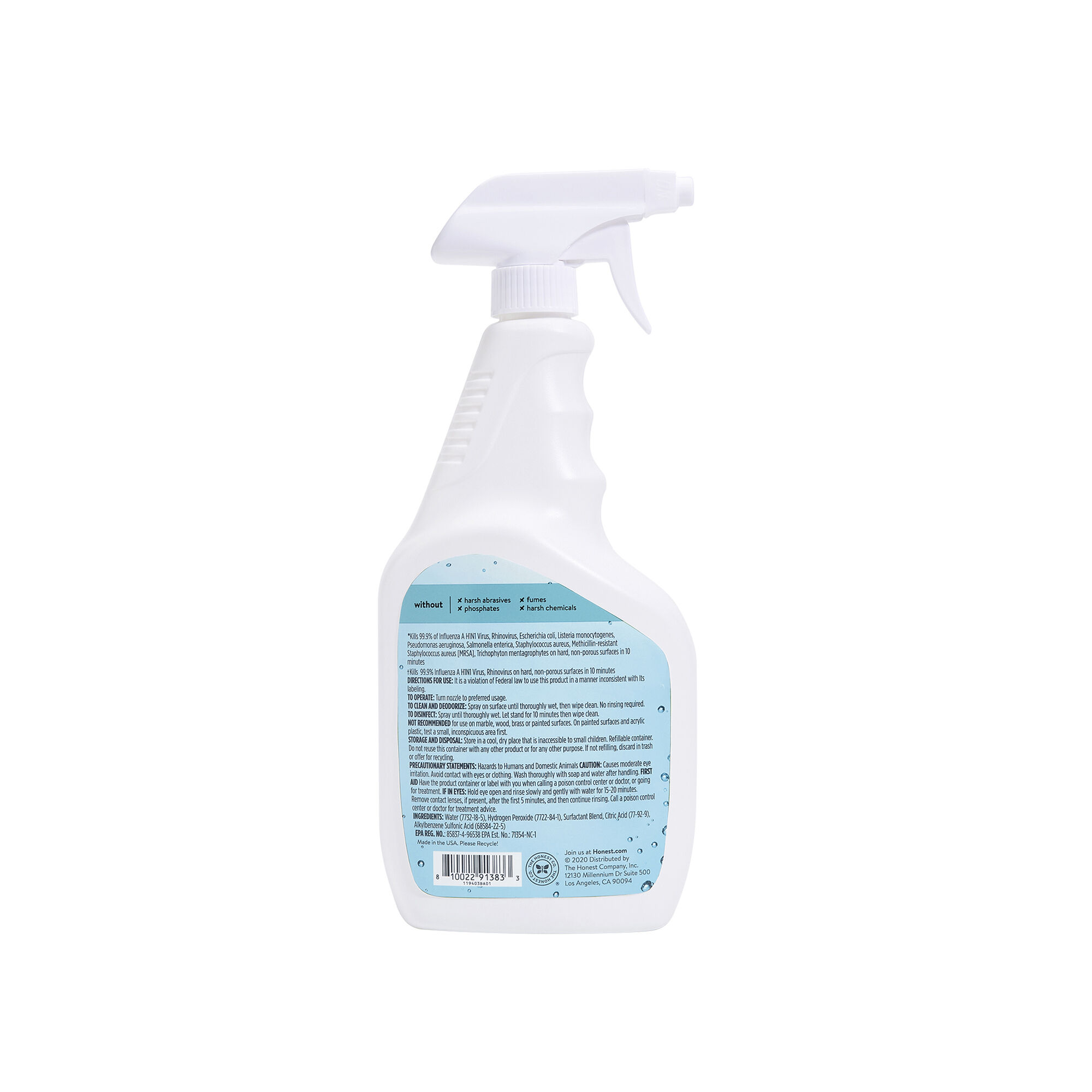 Honest Disinfecting Spray, 2-Pack