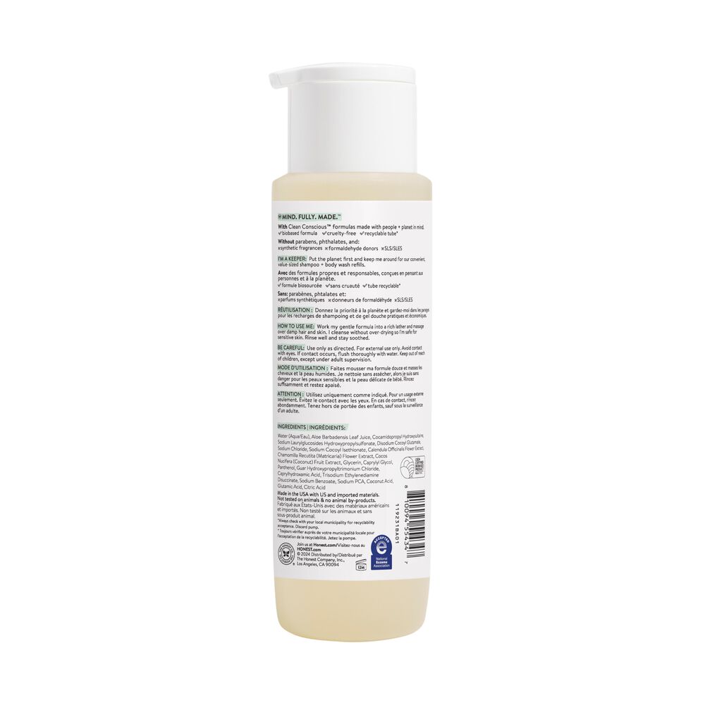 Shampoo + Body Wash, Value Size, Sensitive